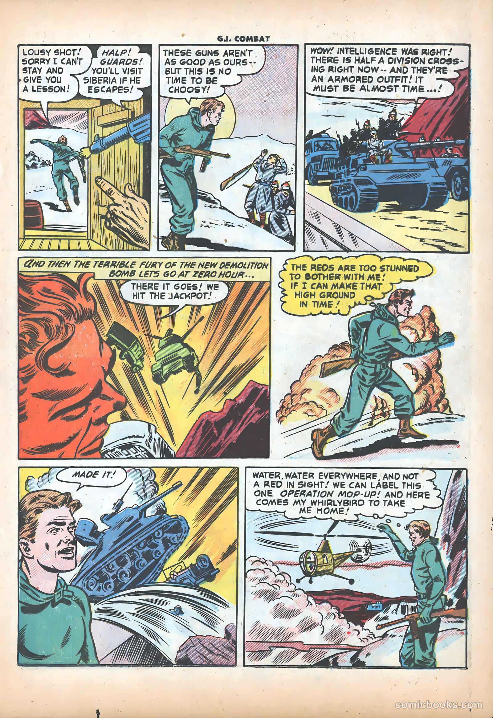 G.I. Combat #30 (1955) — page 17 of 36