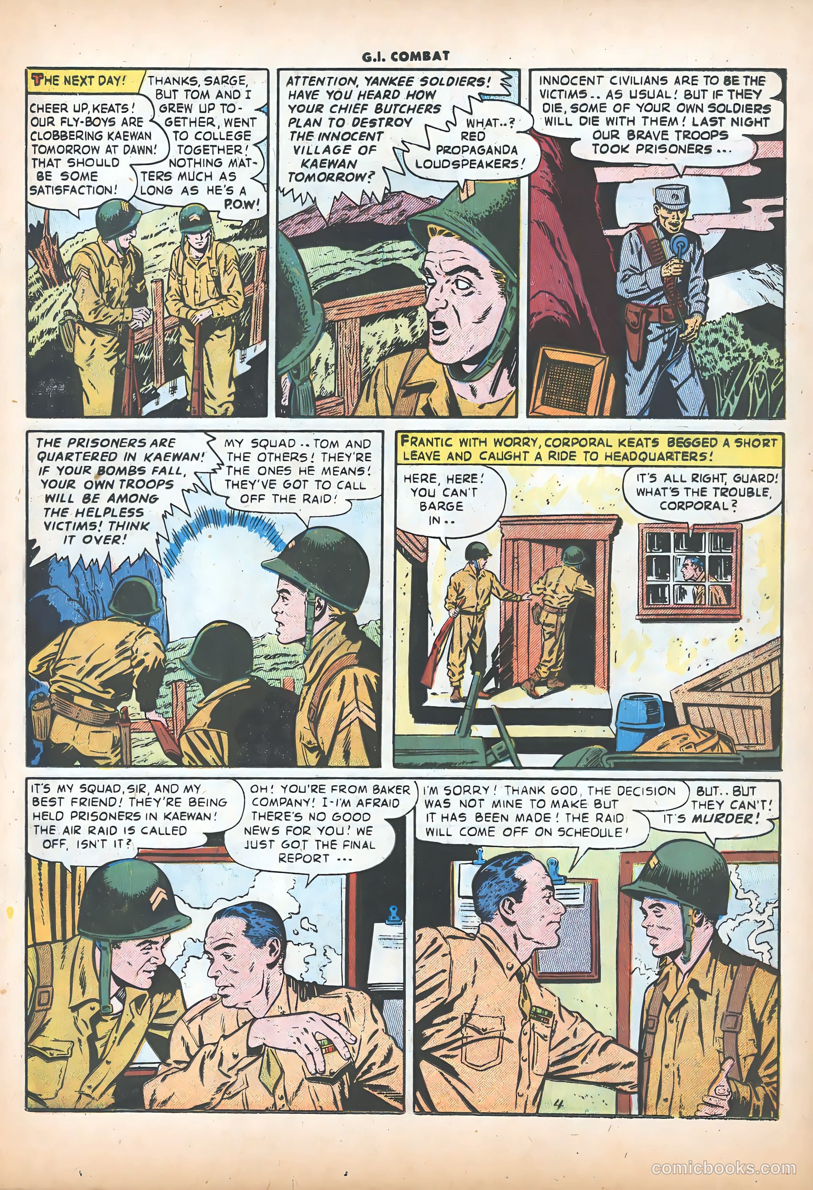 G.I. Combat #30 (1955) — page 21 of 36