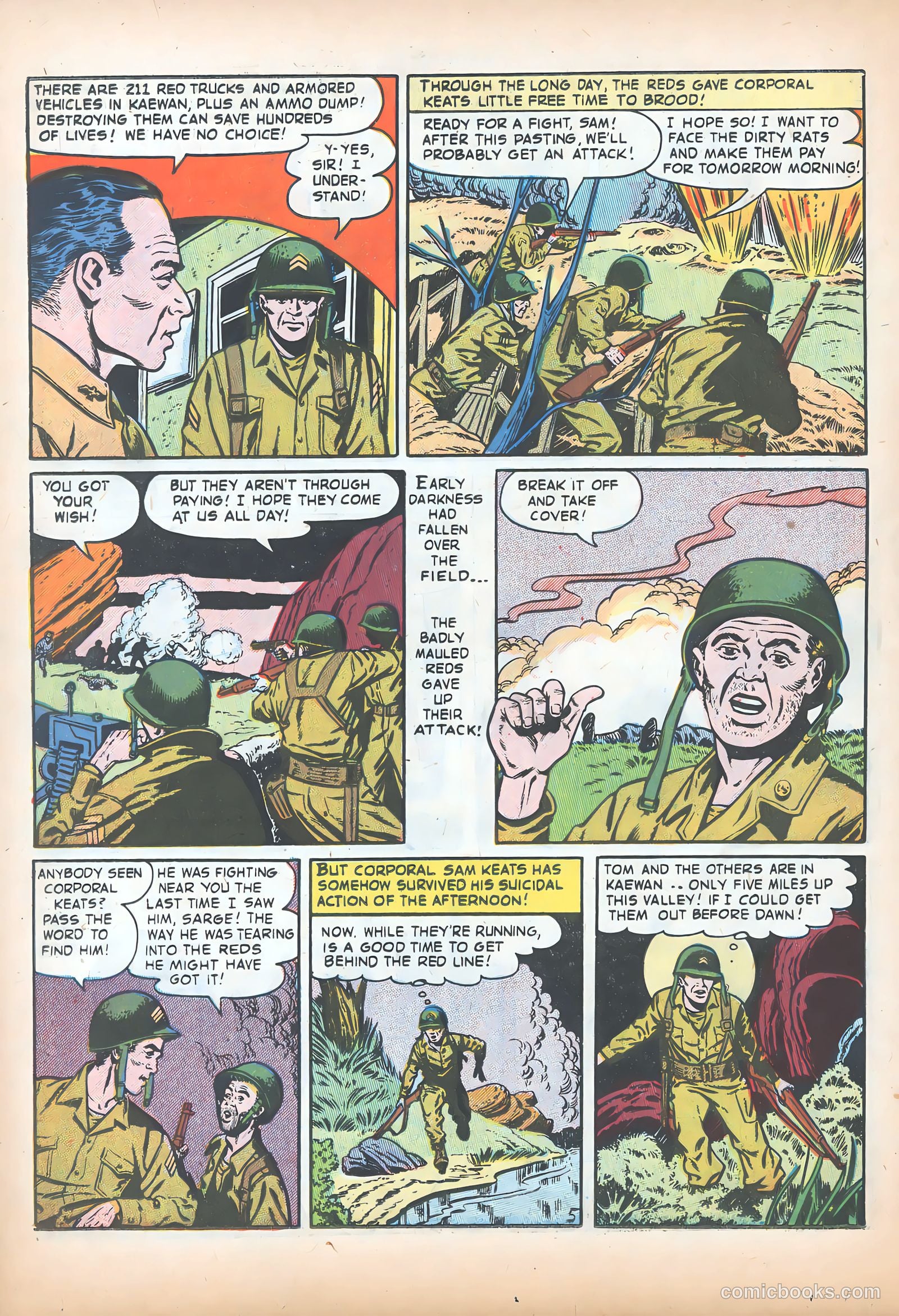 G.I. Combat #30 (1955) — page 22 of 36