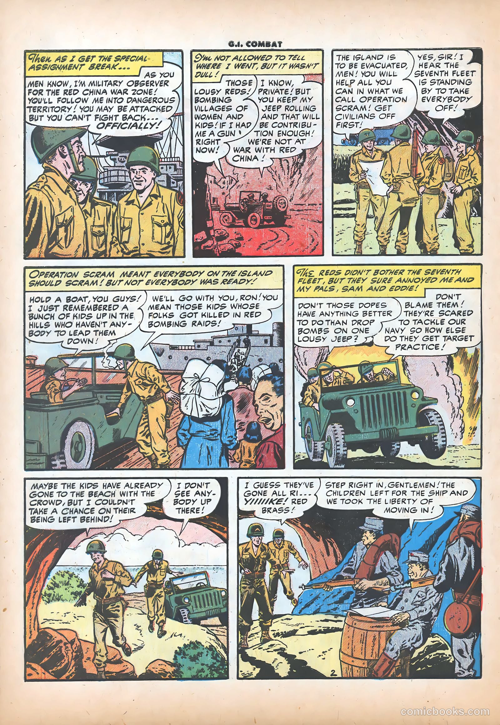 G.I. Combat #30 (1955) — page 28 of 36