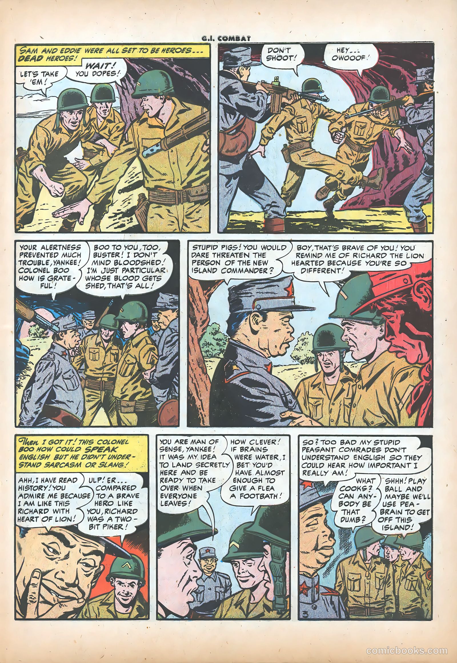 G.I. Combat #30 (1955) — page 29 of 36
