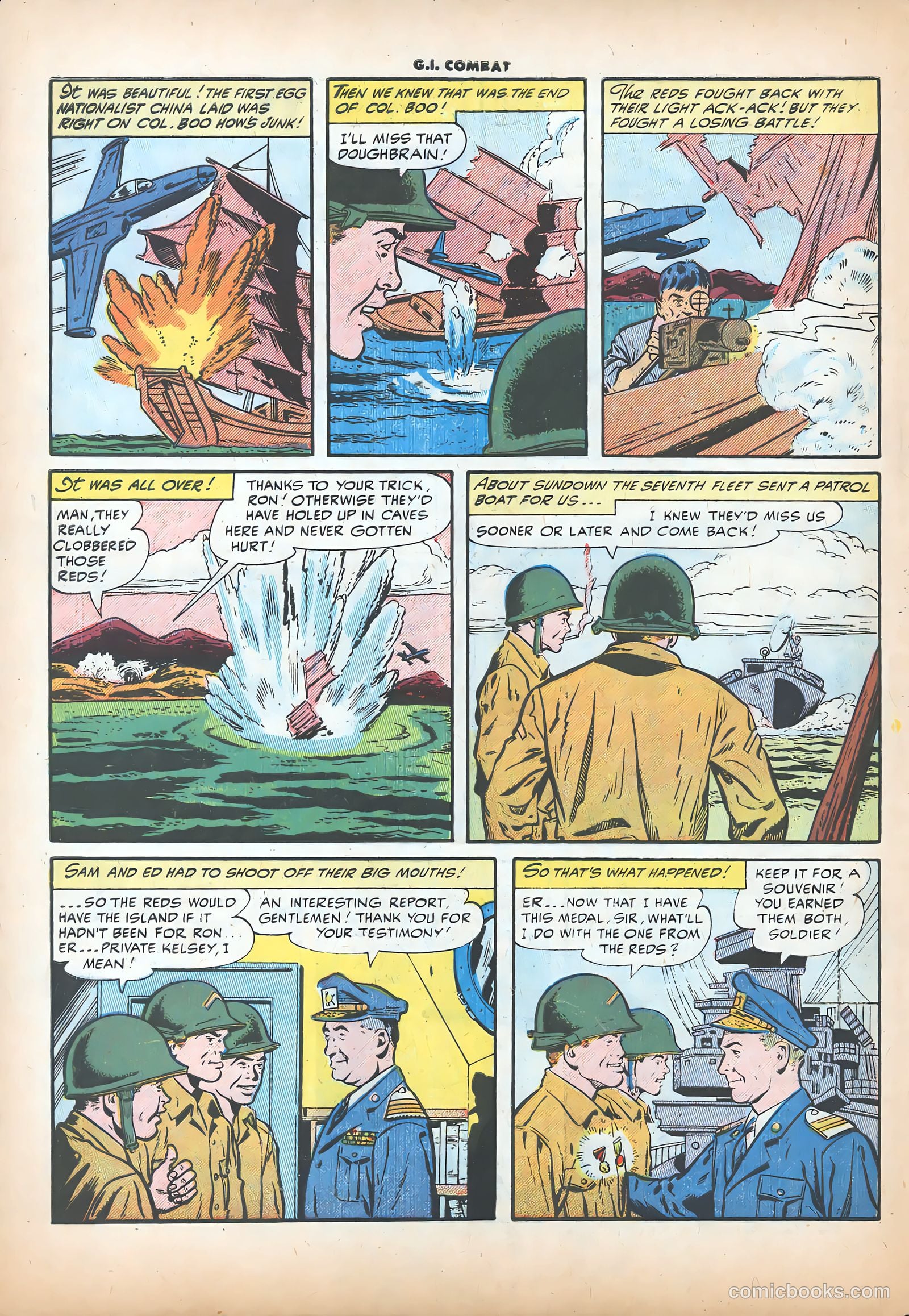 G.I. Combat #30 (1955) — page 32 of 36