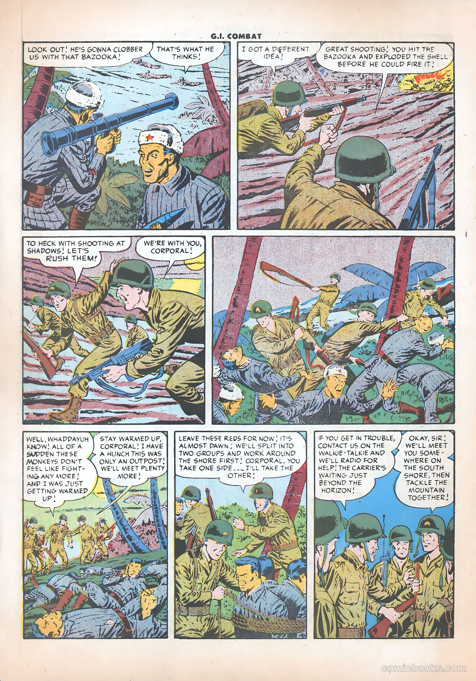 G.I. Combat #31 (1955) — page 6 of 36
