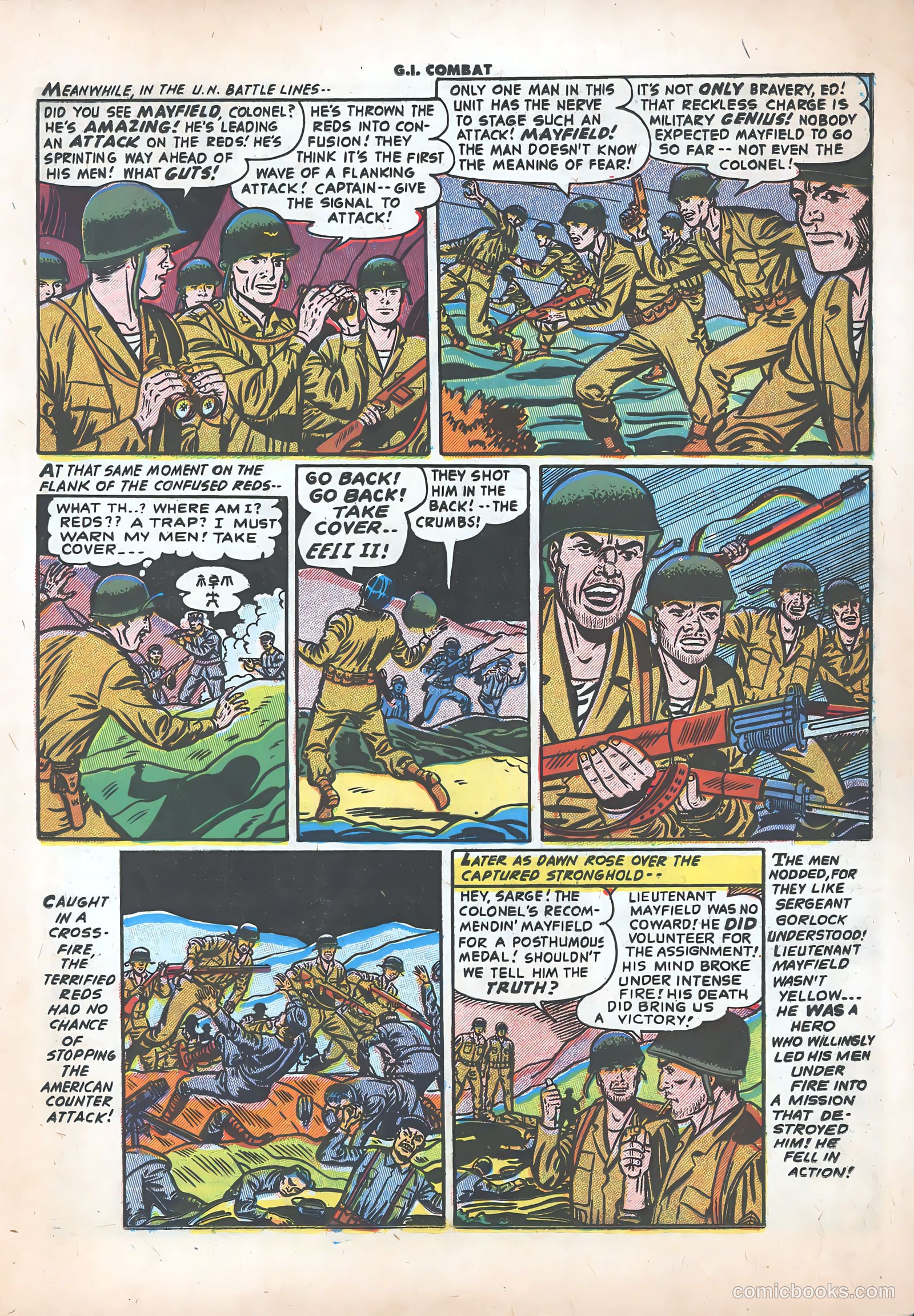 G.I. Combat #31 (1955) — page 17 of 36