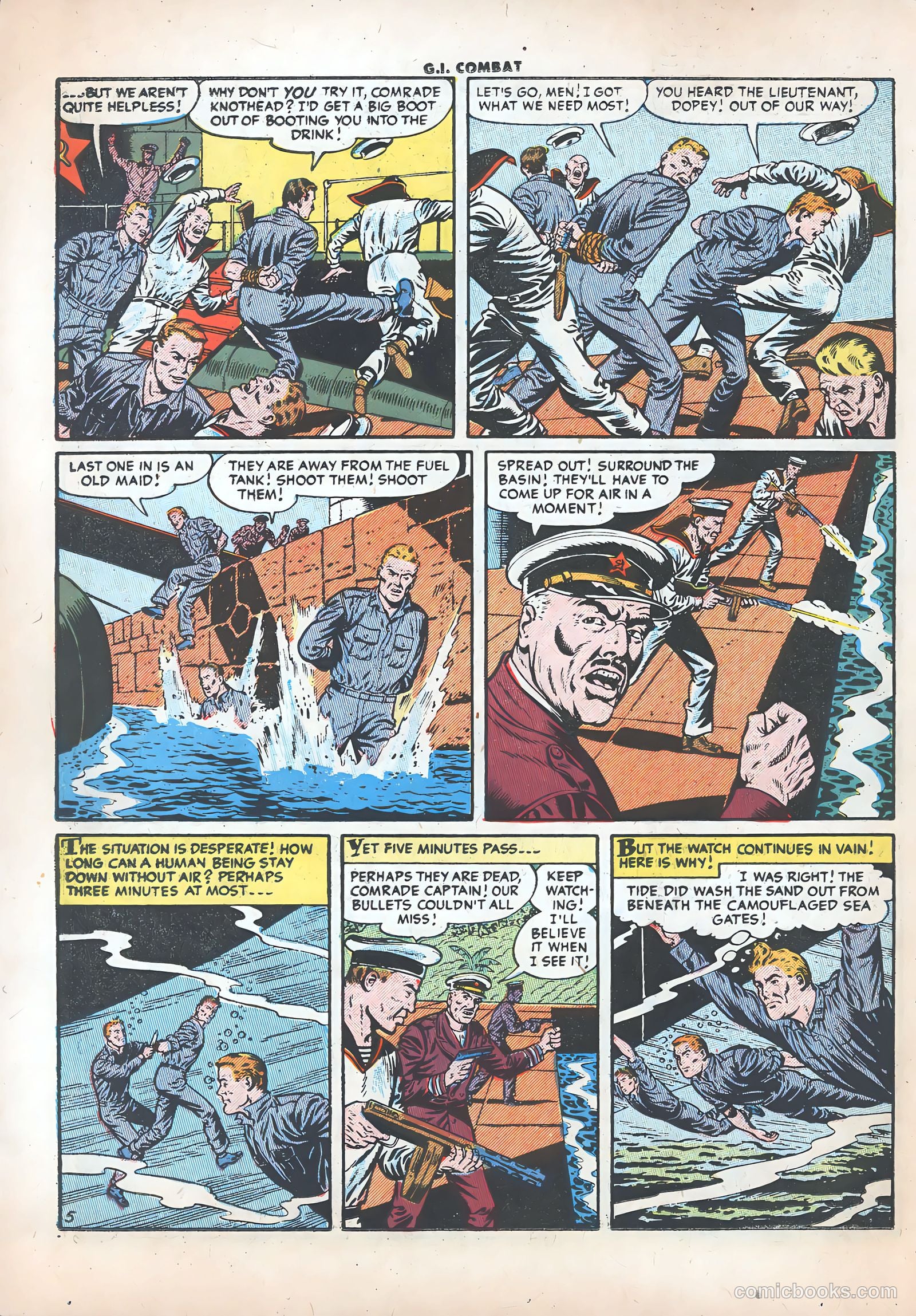 G.I. Combat #31 (1955) — page 22 of 36