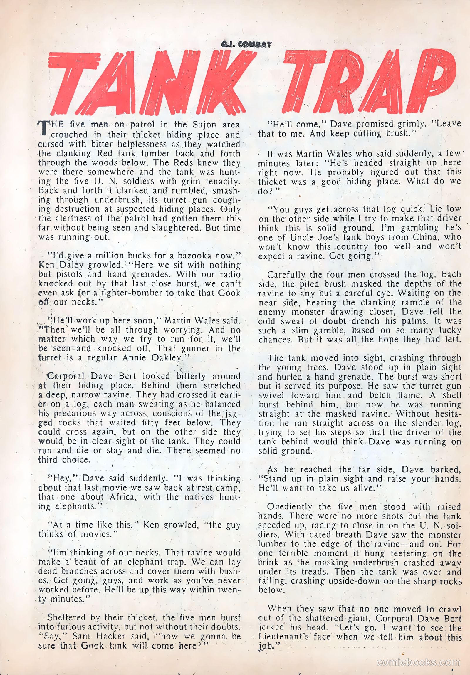 G.I. Combat #31 (1955) — page 26 of 36