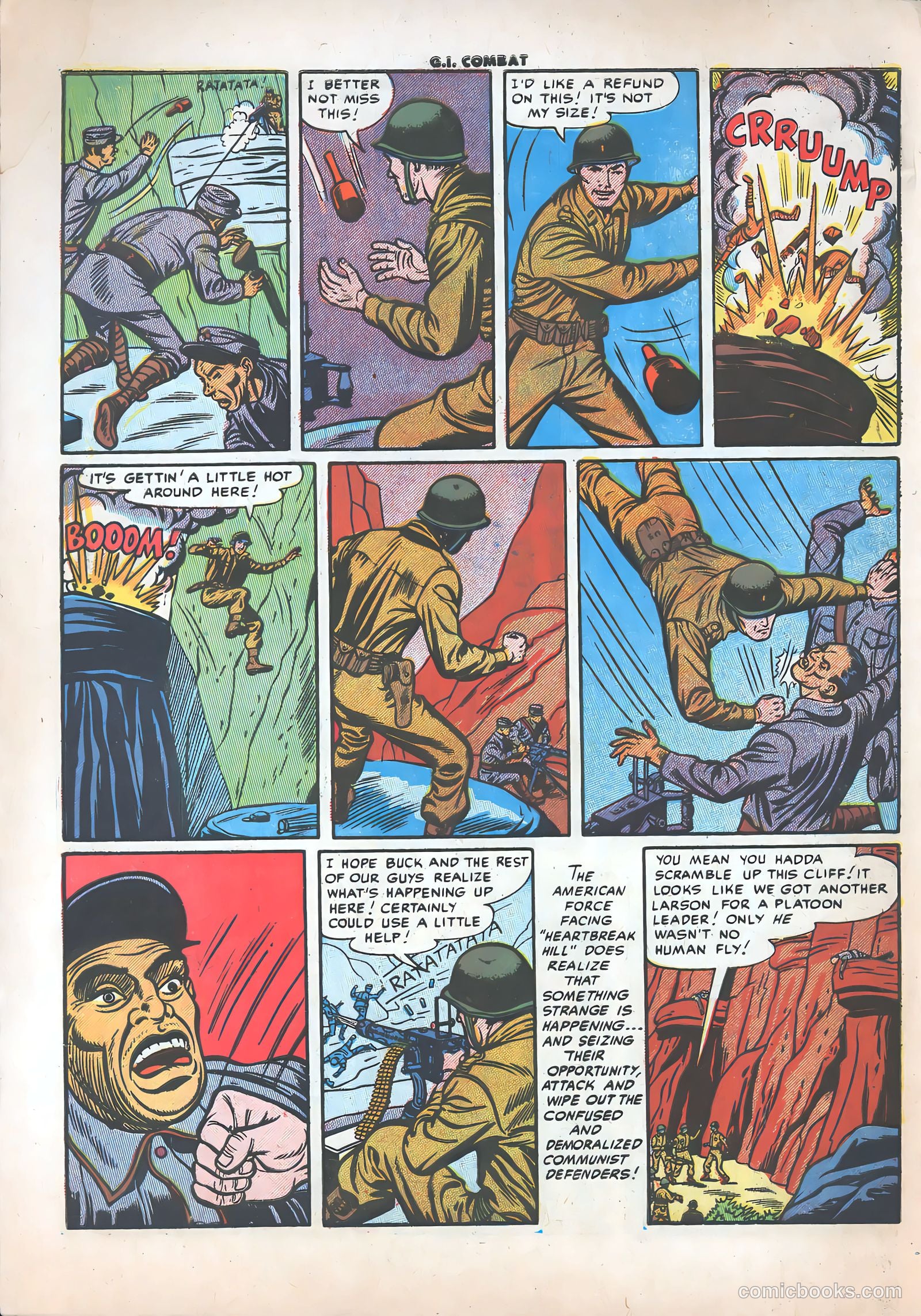 G.I. Combat #31 (1955) — page 32 of 36