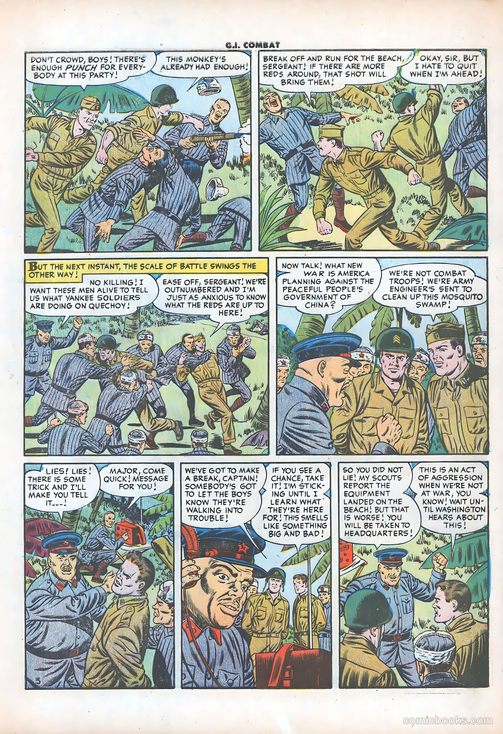 G.I. Combat #32 (1956) — page 5 of 36