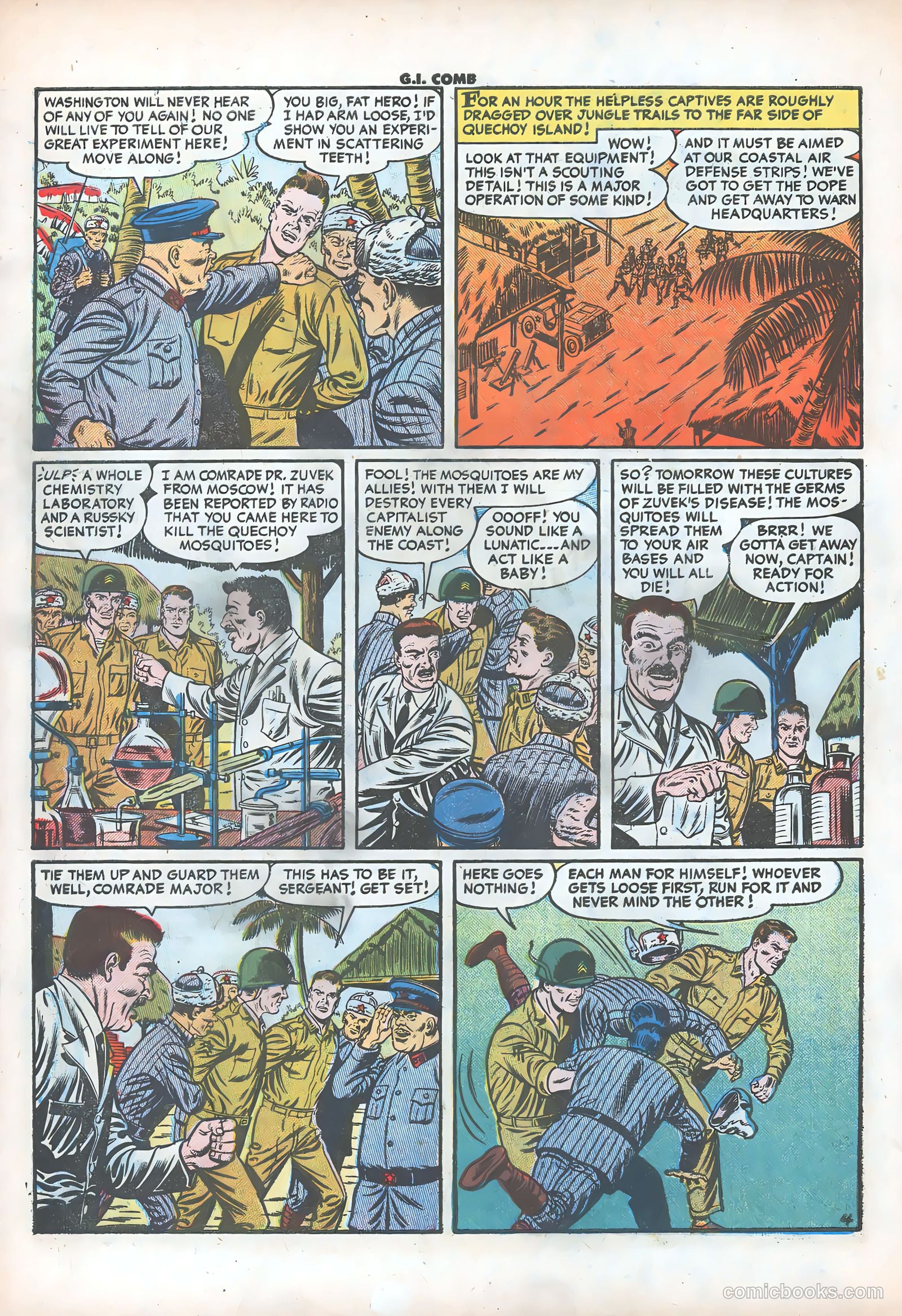 G.I. Combat #32 (1956) — page 6 of 36