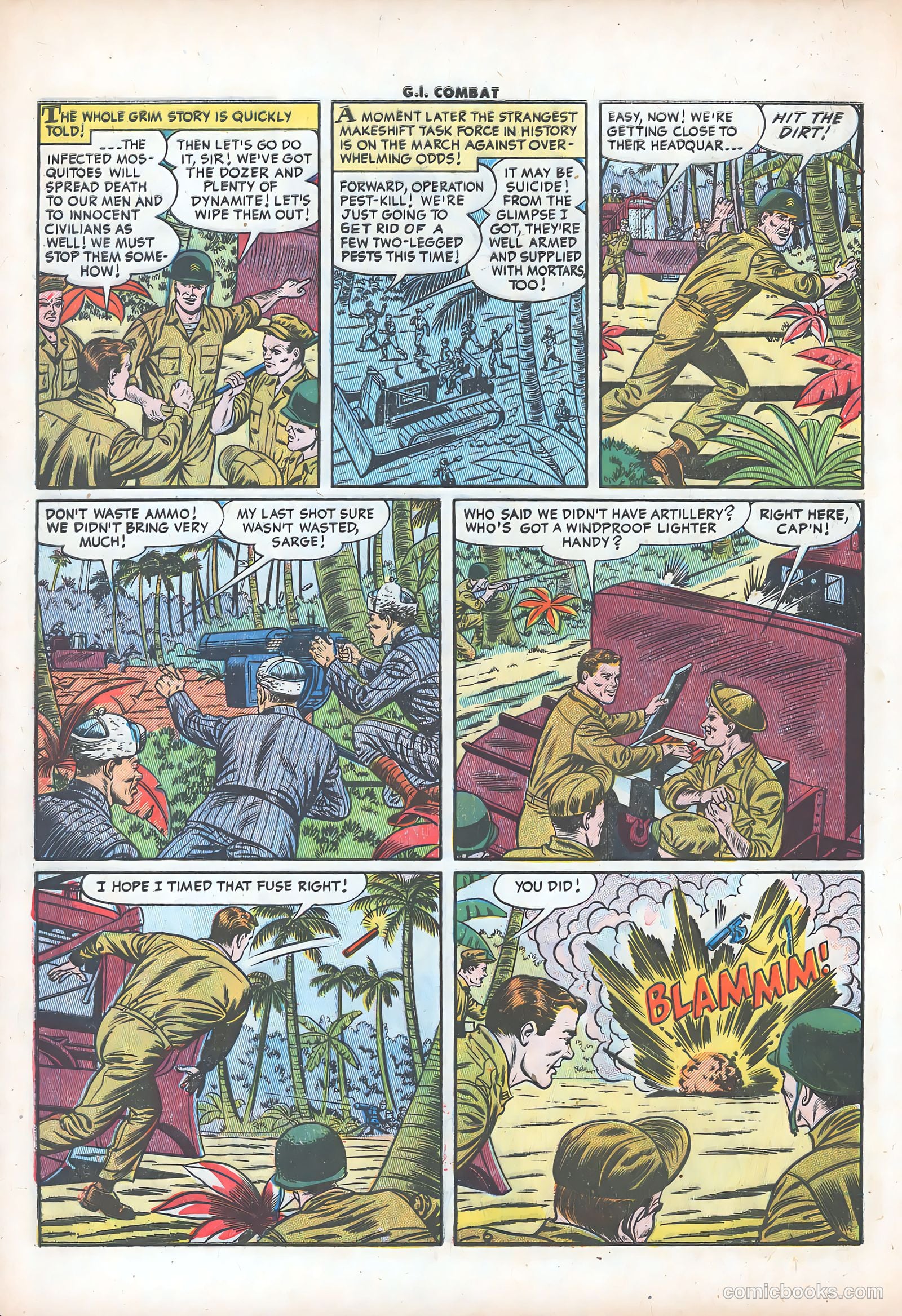 G.I. Combat #32 (1956) — page 8 of 36