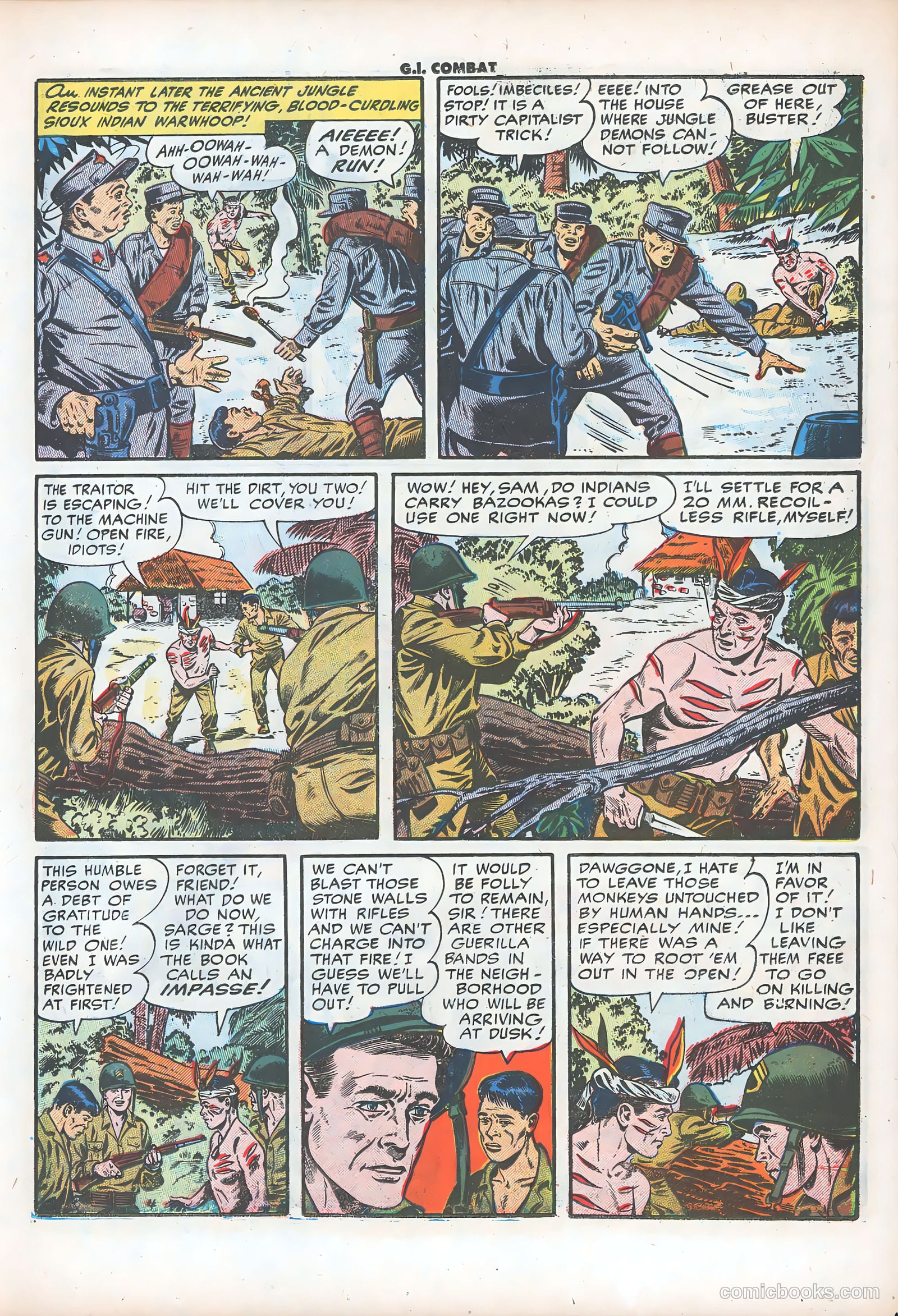 G.I. Combat #32 (1956) — page 15 of 36
