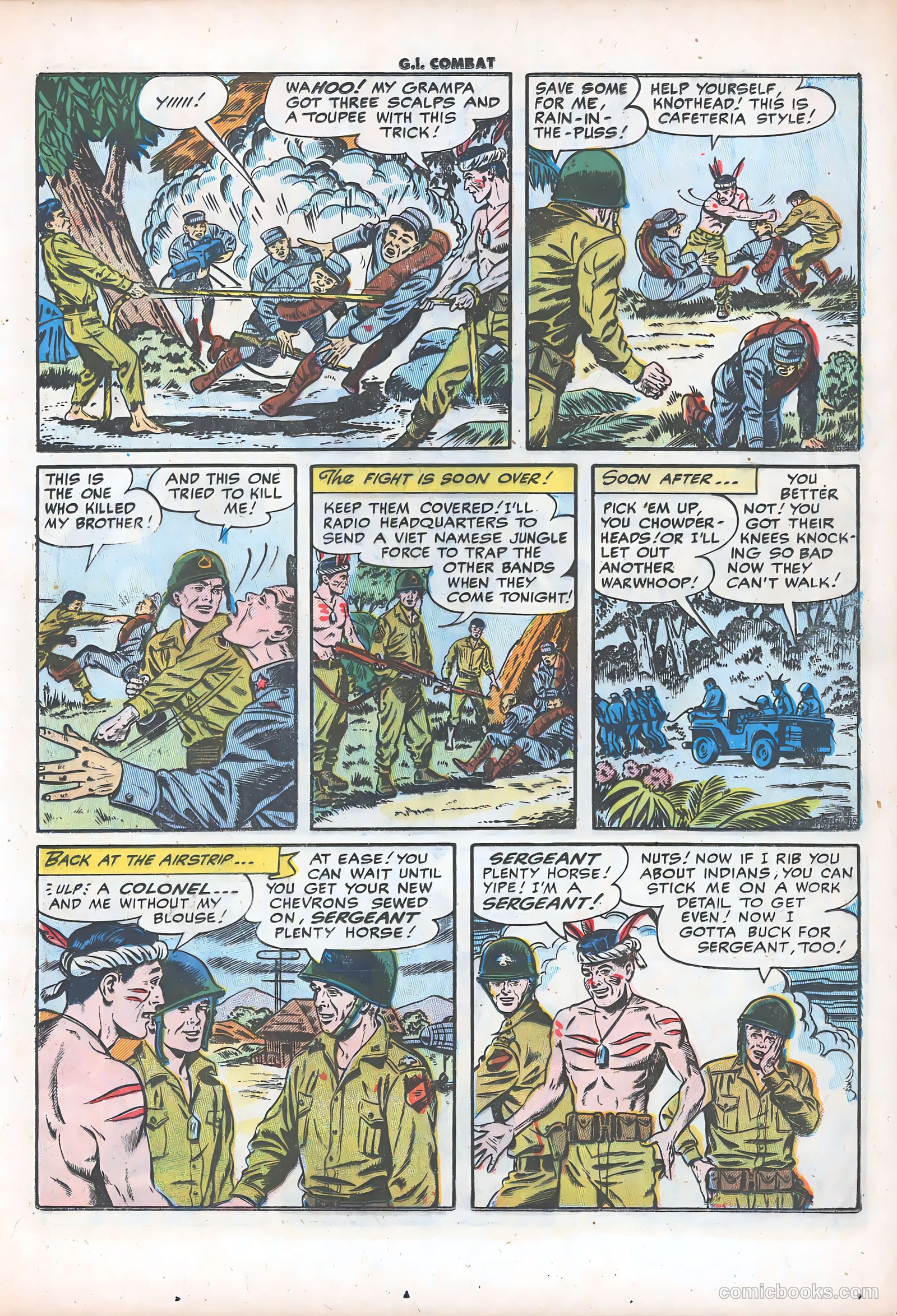 G.I. Combat #32 (1956) — page 17 of 36