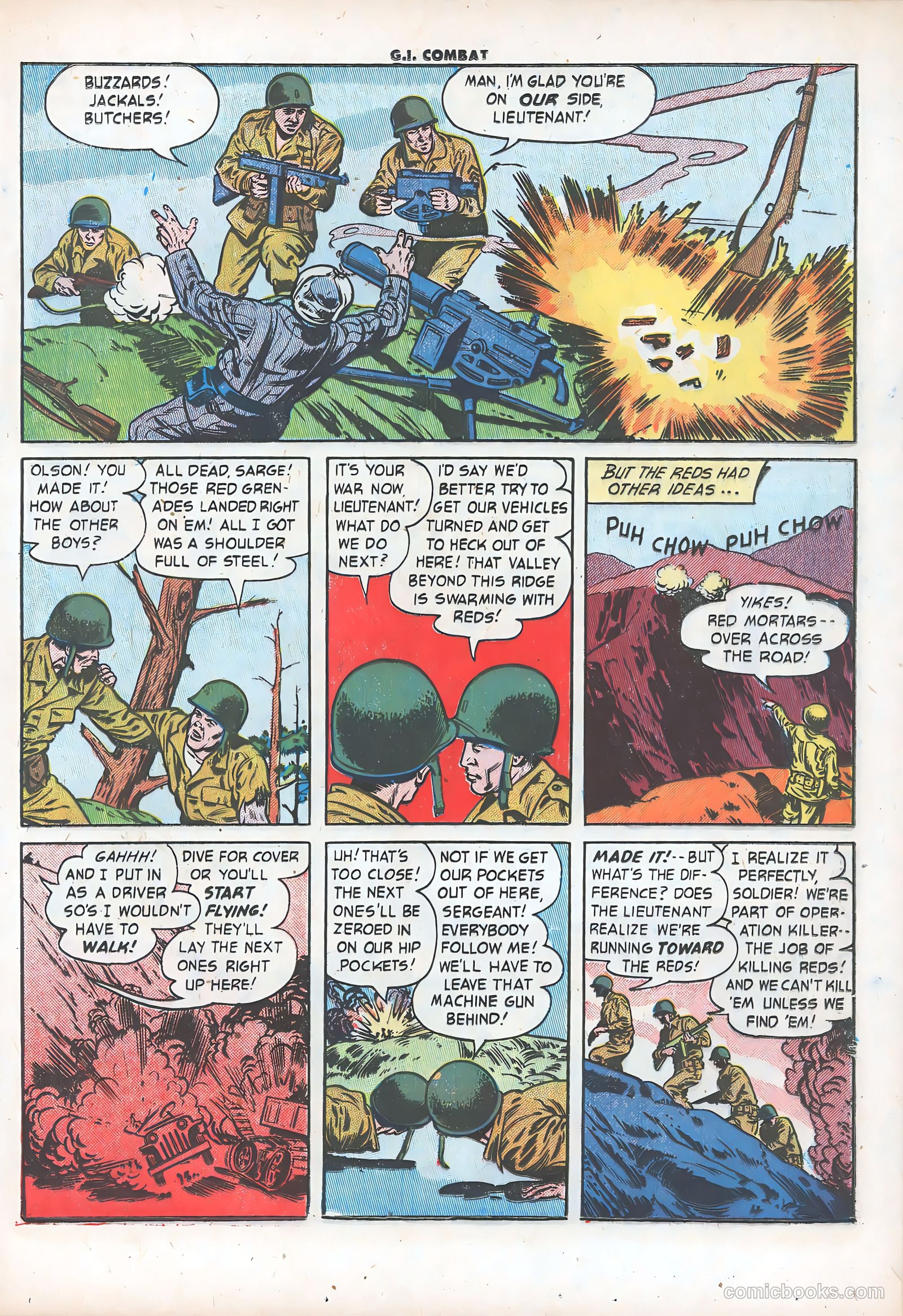 G.I. Combat #32 (1956) — page 21 of 36