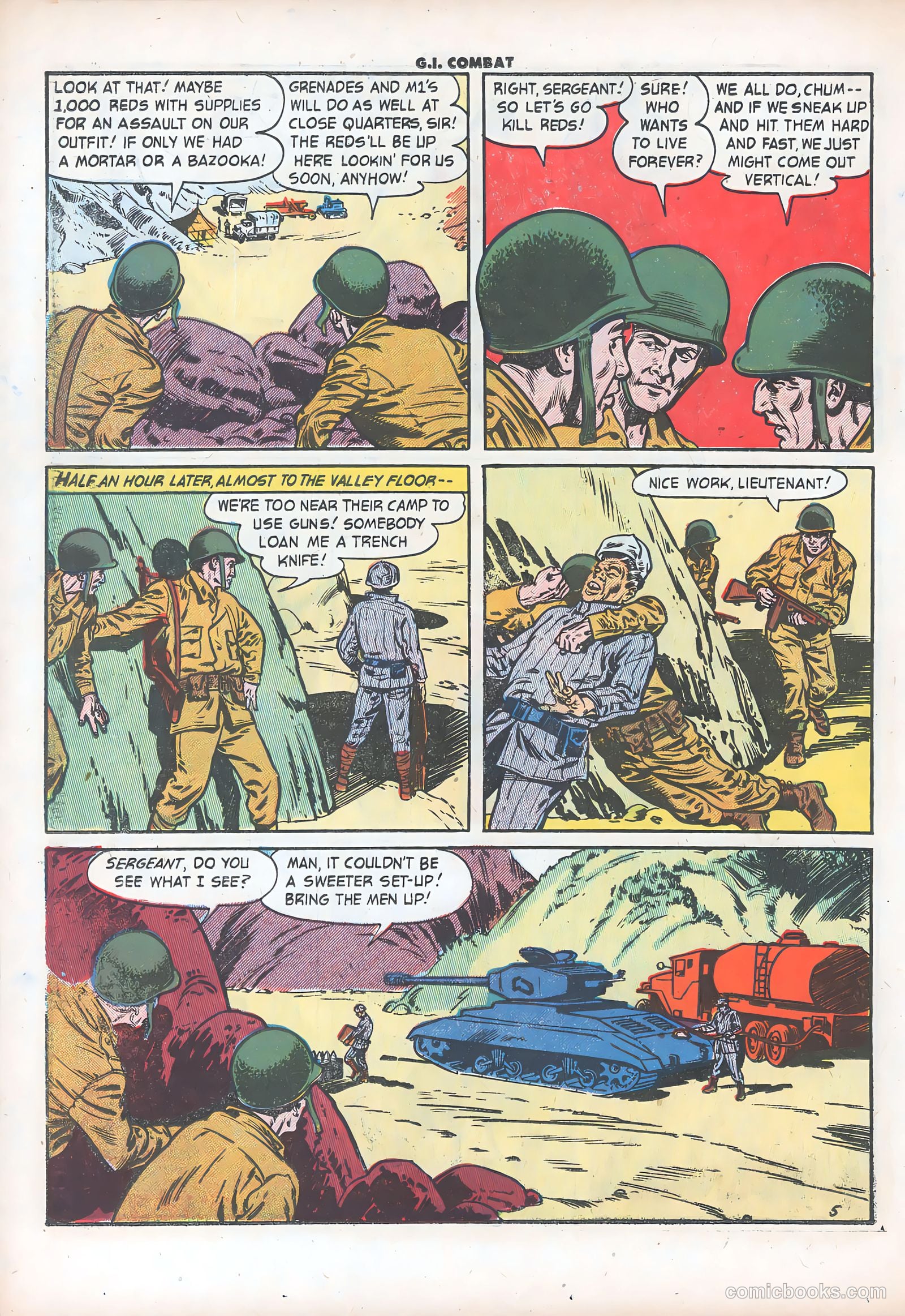 G.I. Combat #32 (1956) — page 22 of 36