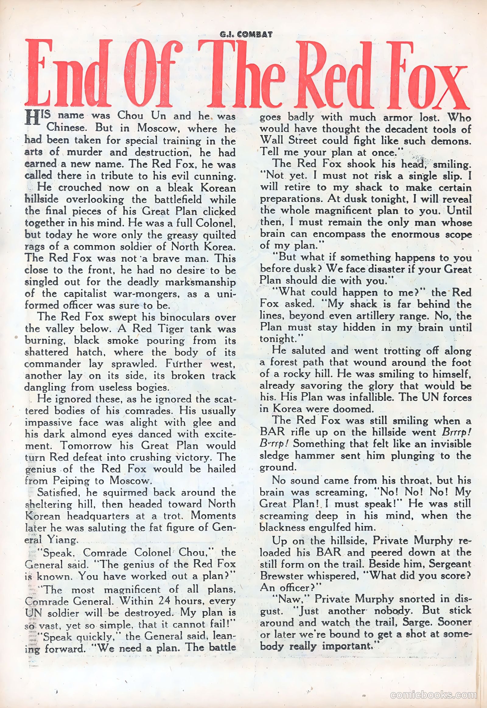 G.I. Combat #32 (1956) — page 26 of 36