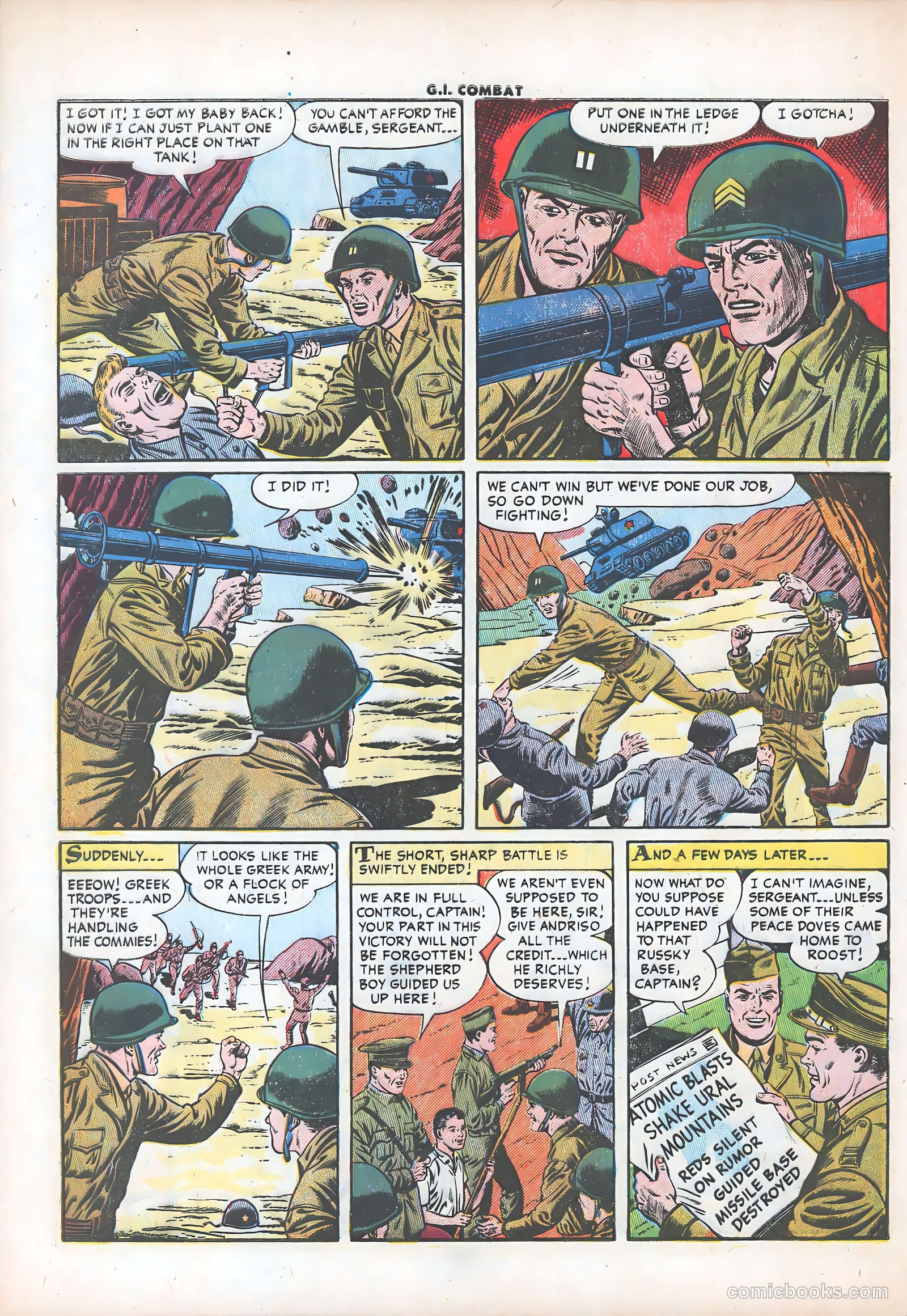 G.I. Combat #32 (1956) — page 32 of 36