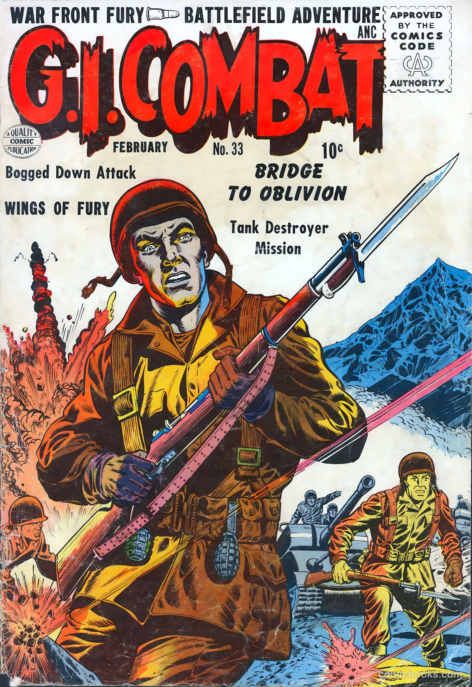 G.I. Combat #33 (1956) — page 2 of 37