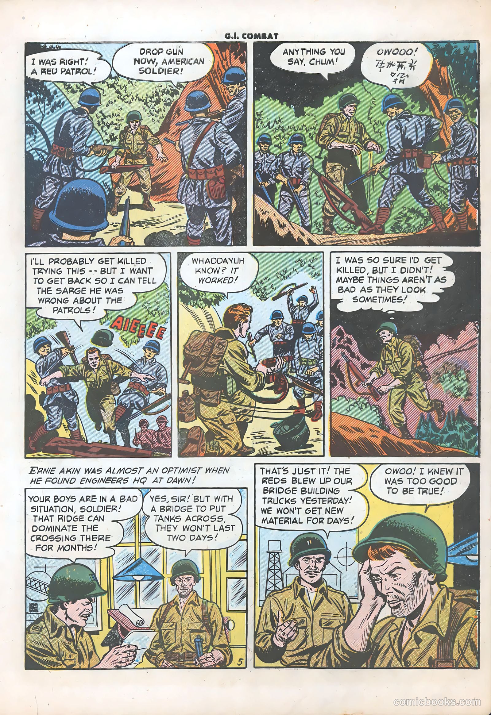 G.I. Combat #33 (1956) — page 8 of 37