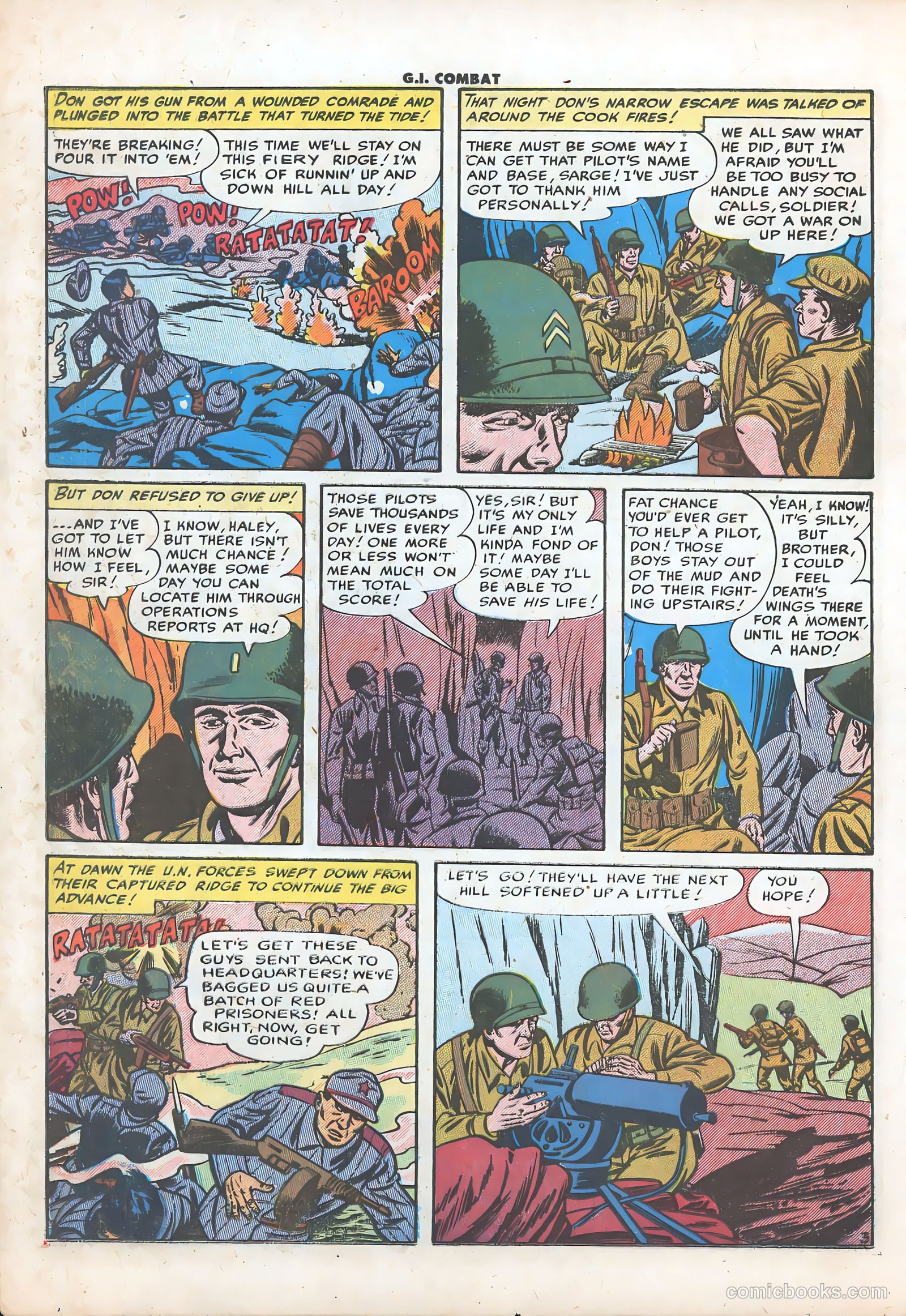 G.I. Combat #33 (1956) — page 21 of 37