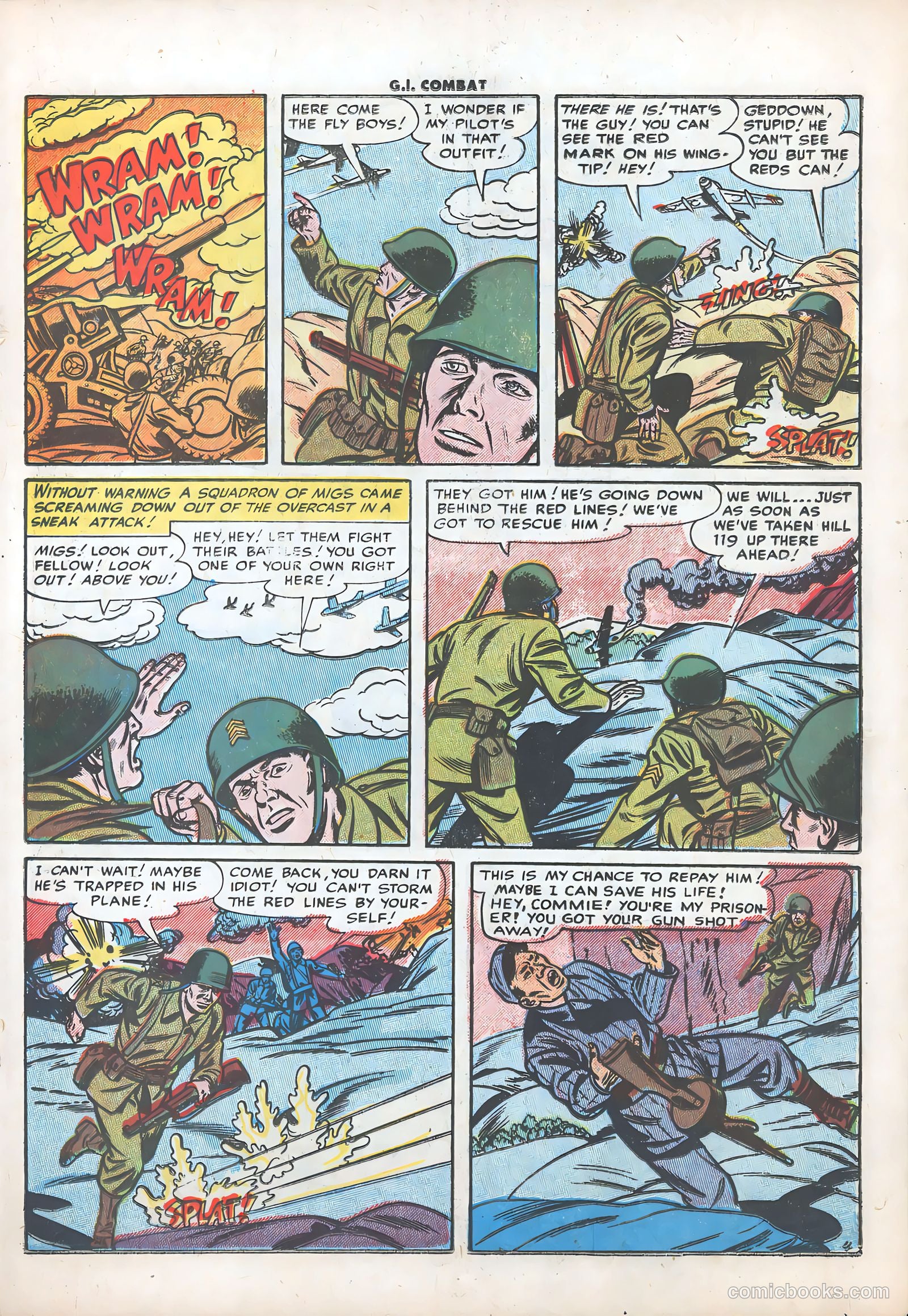 G.I. Combat #33 (1956) — page 22 of 37