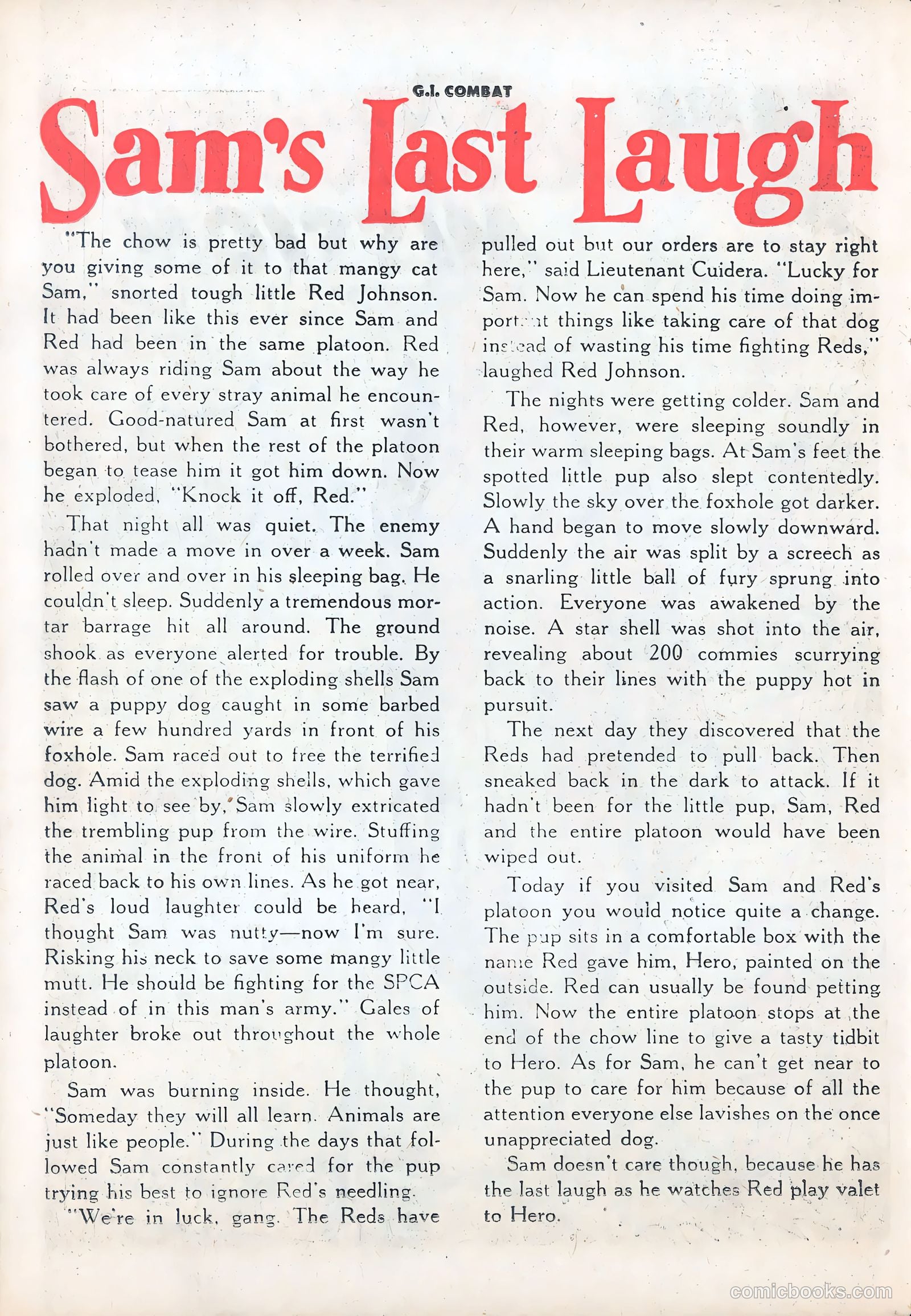 G.I. Combat #33 (1956) — page 27 of 37