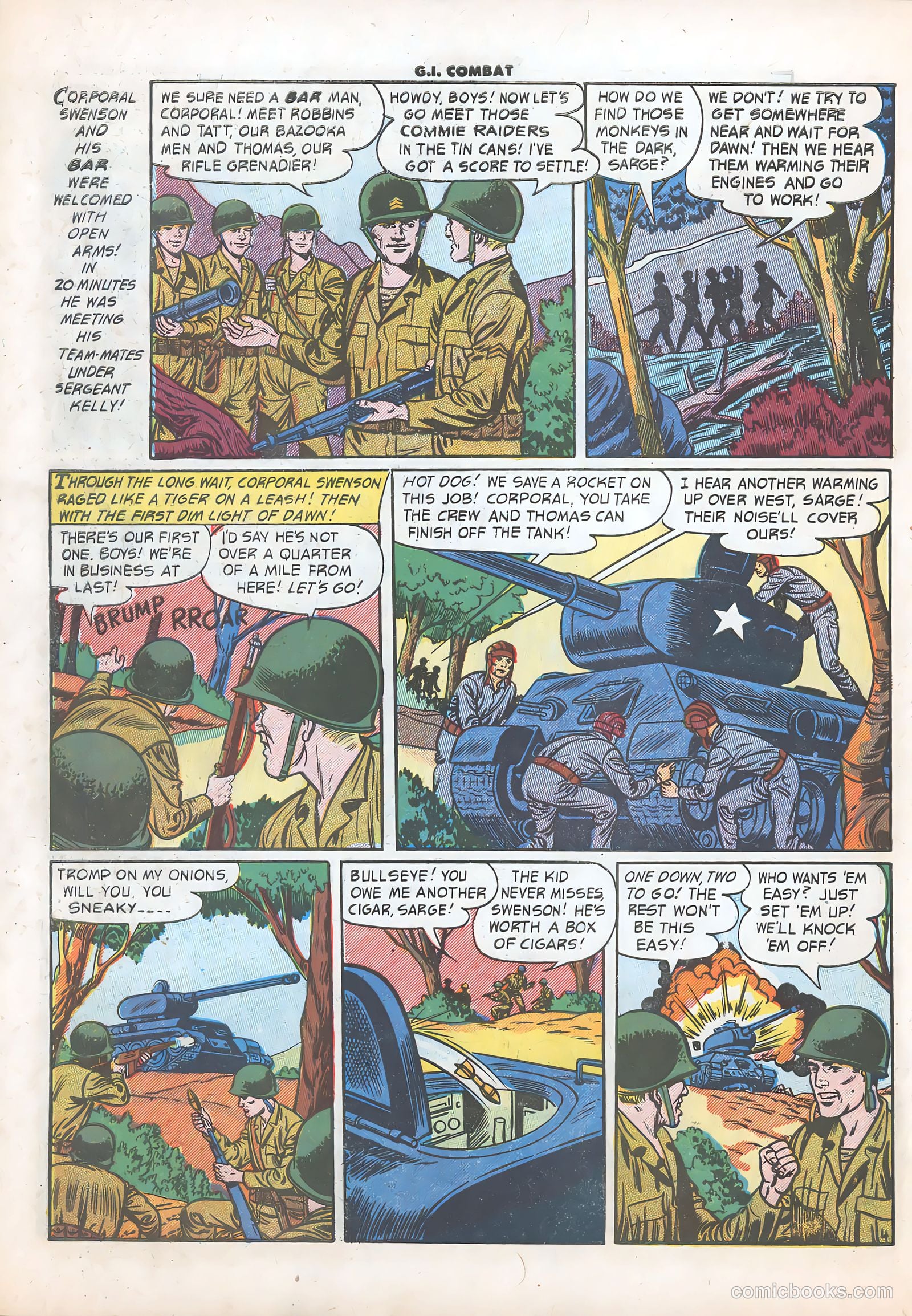 G.I. Combat #33 (1956) — page 31 of 37