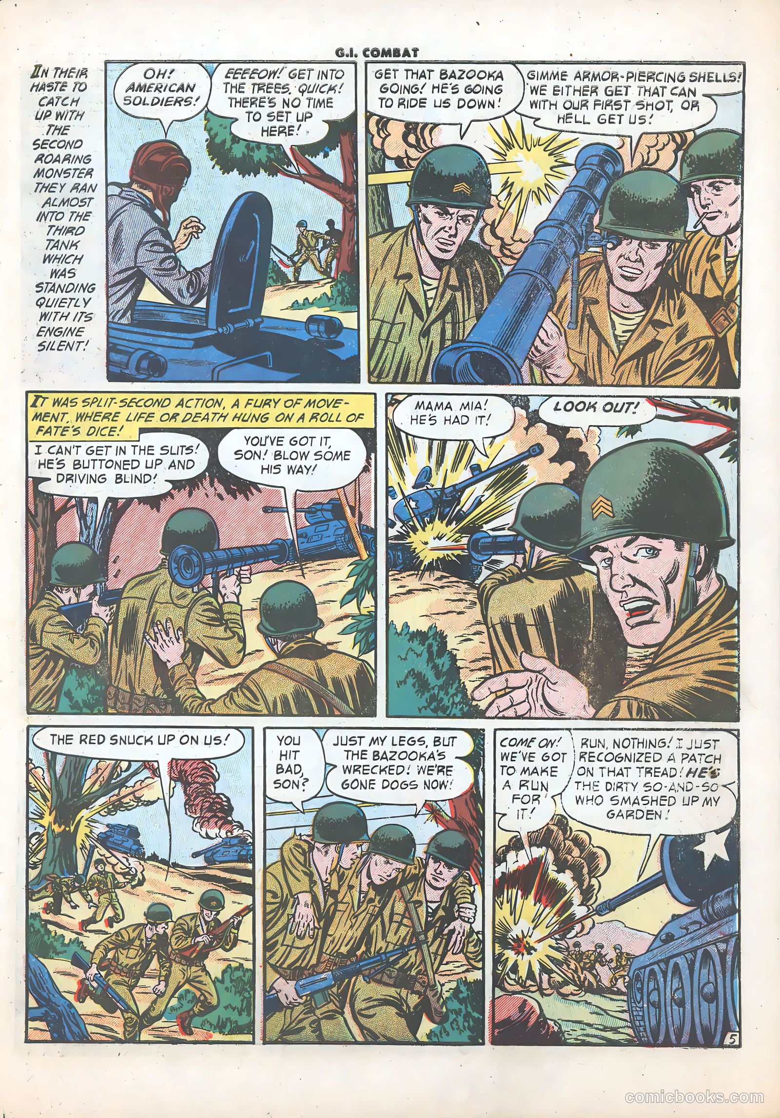 G.I. Combat #33 (1956) — page 32 of 37