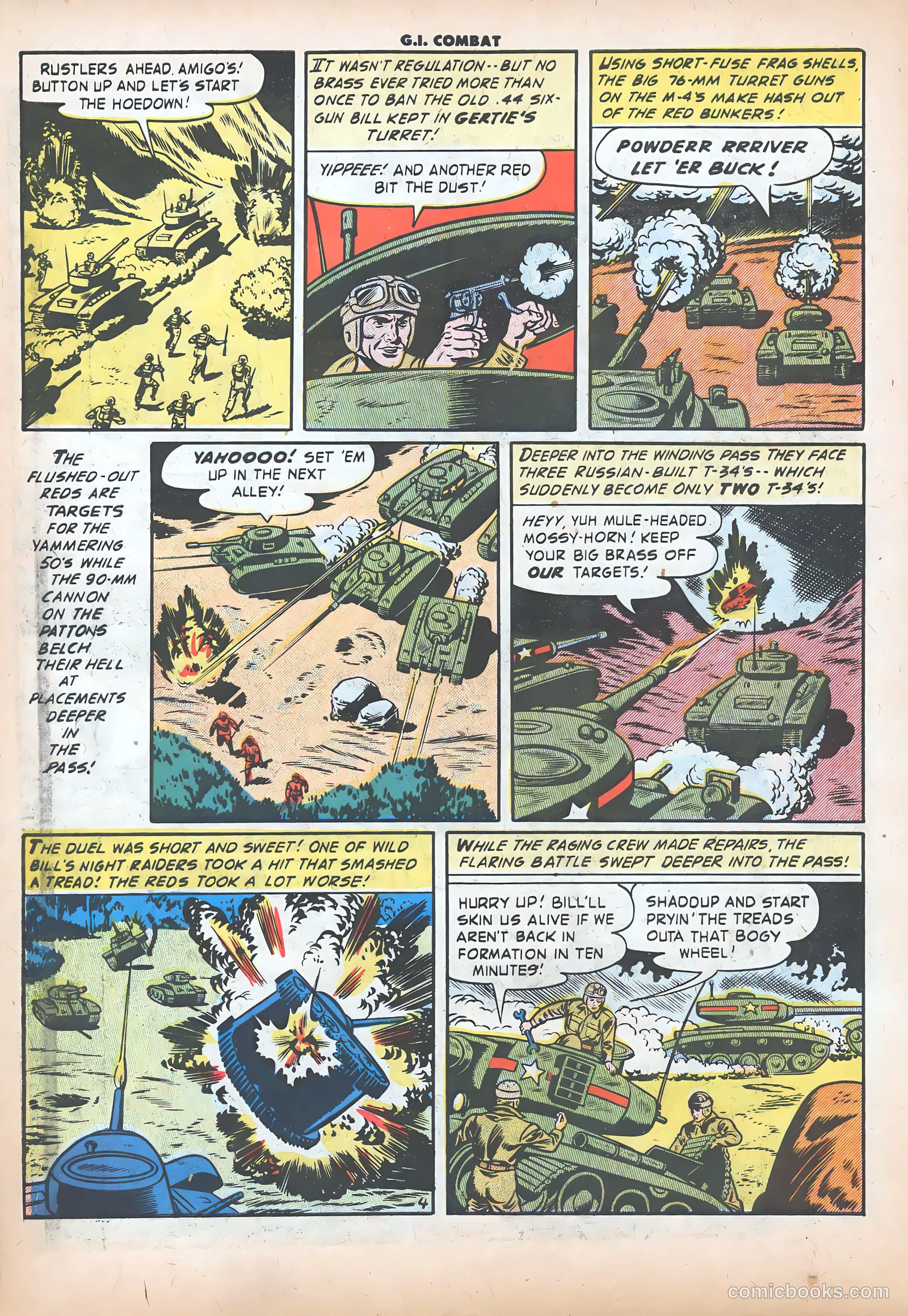 G.I. Combat #34 (1956) — page 6 of 36
