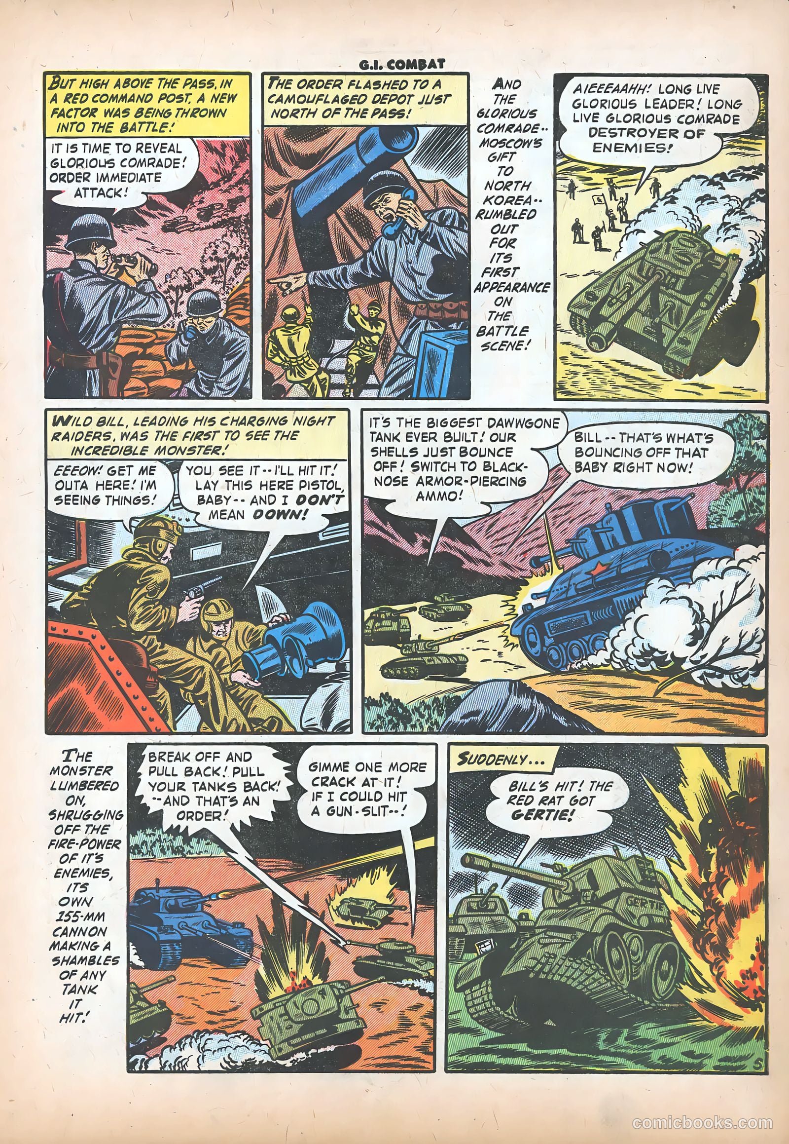 G.I. Combat #34 (1956) — page 7 of 36