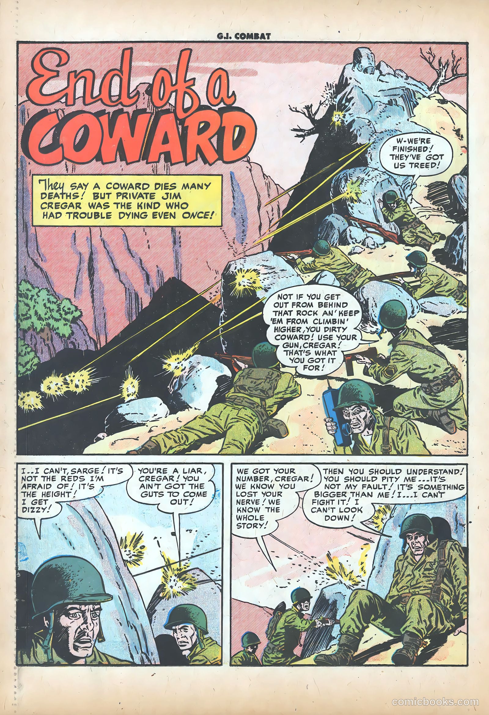 G.I. Combat #34 (1956) — page 12 of 36