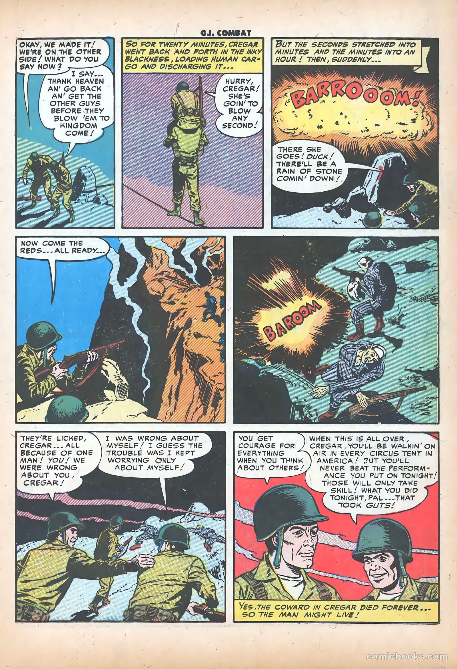 G.I. Combat #34 (1956) — page 17 of 36