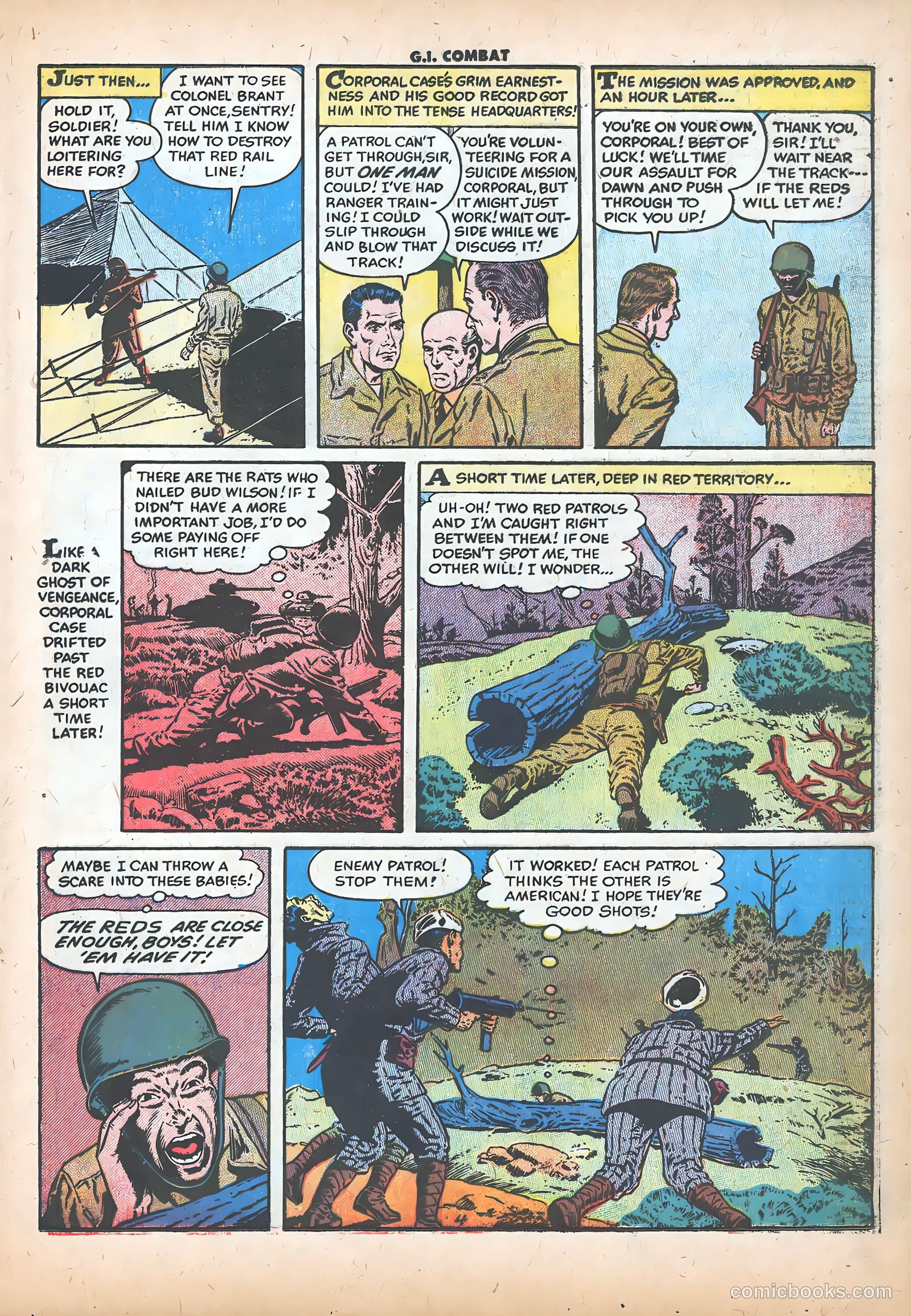 G.I. Combat #34 (1956) — page 21 of 36