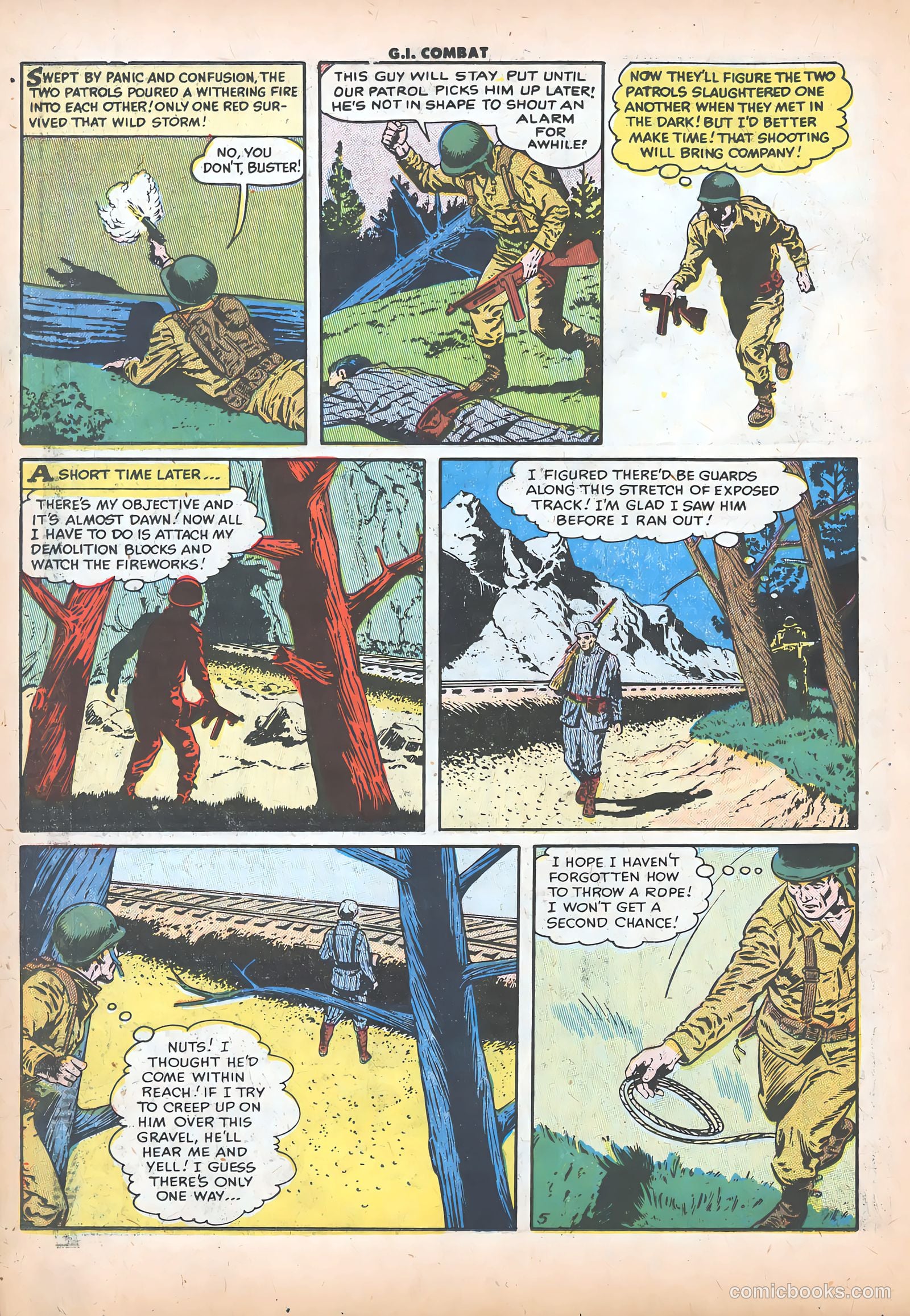 G.I. Combat #34 (1956) — page 22 of 36