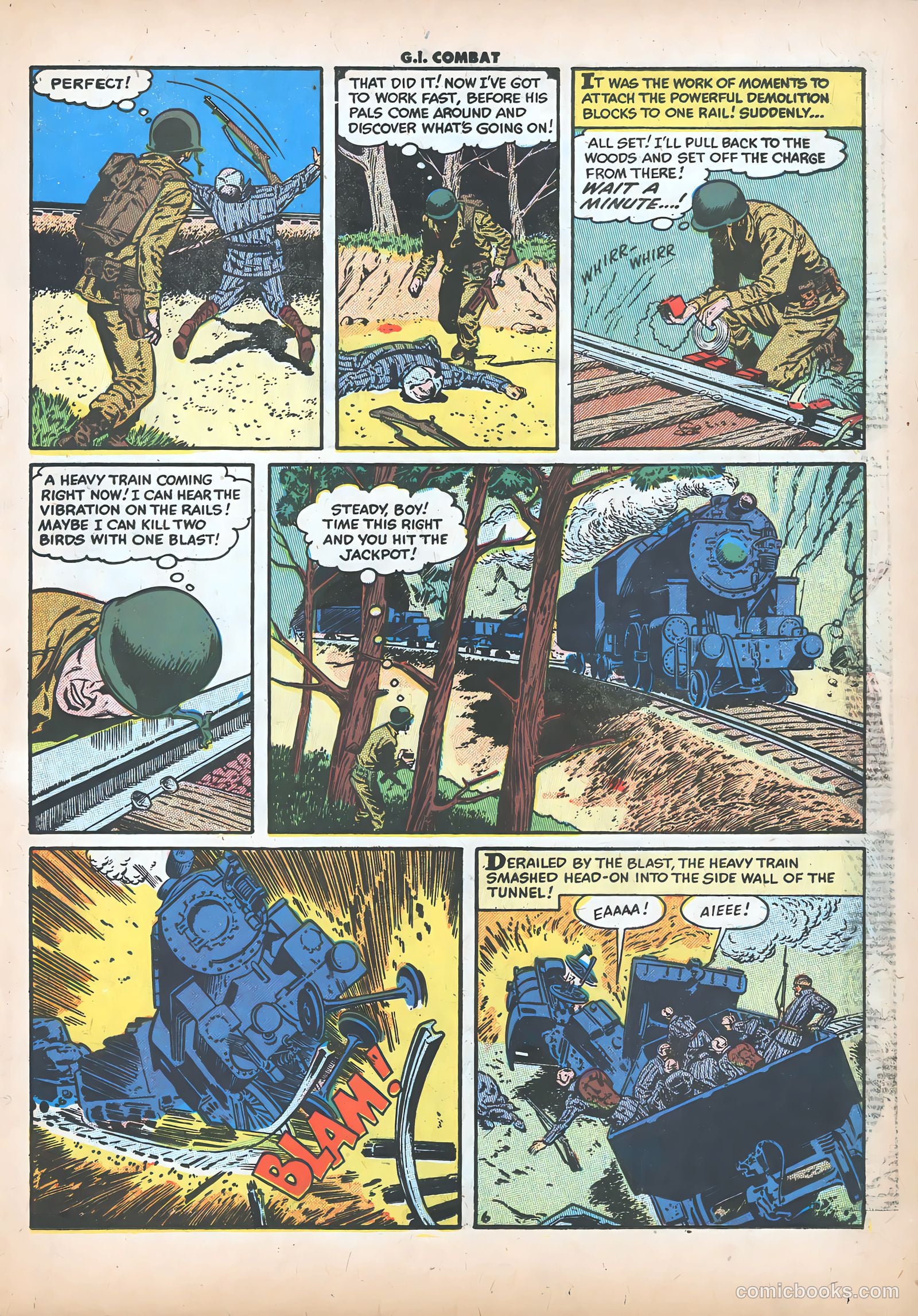 G.I. Combat #34 (1956) — page 23 of 36
