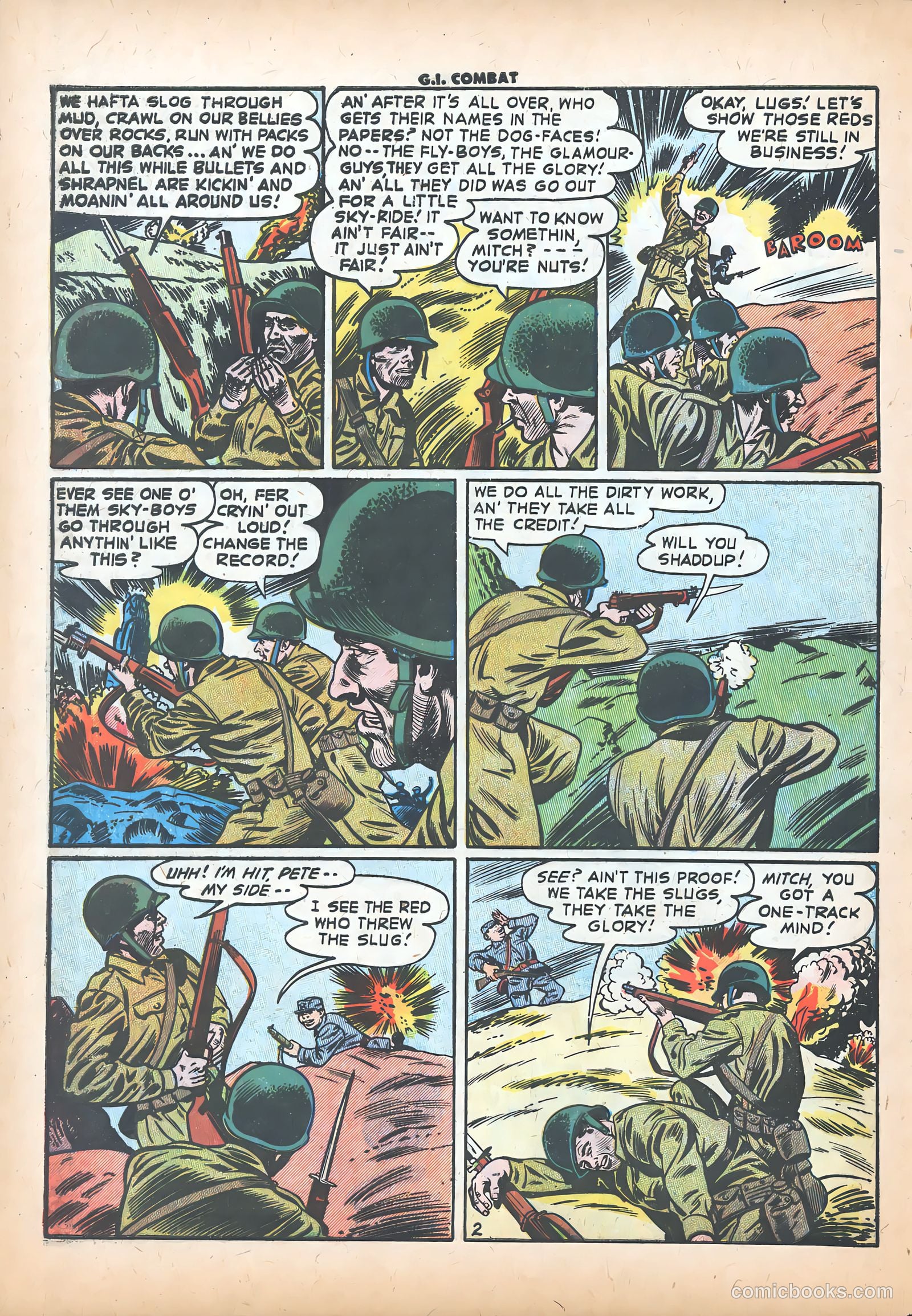 G.I. Combat #34 (1956) — page 28 of 36