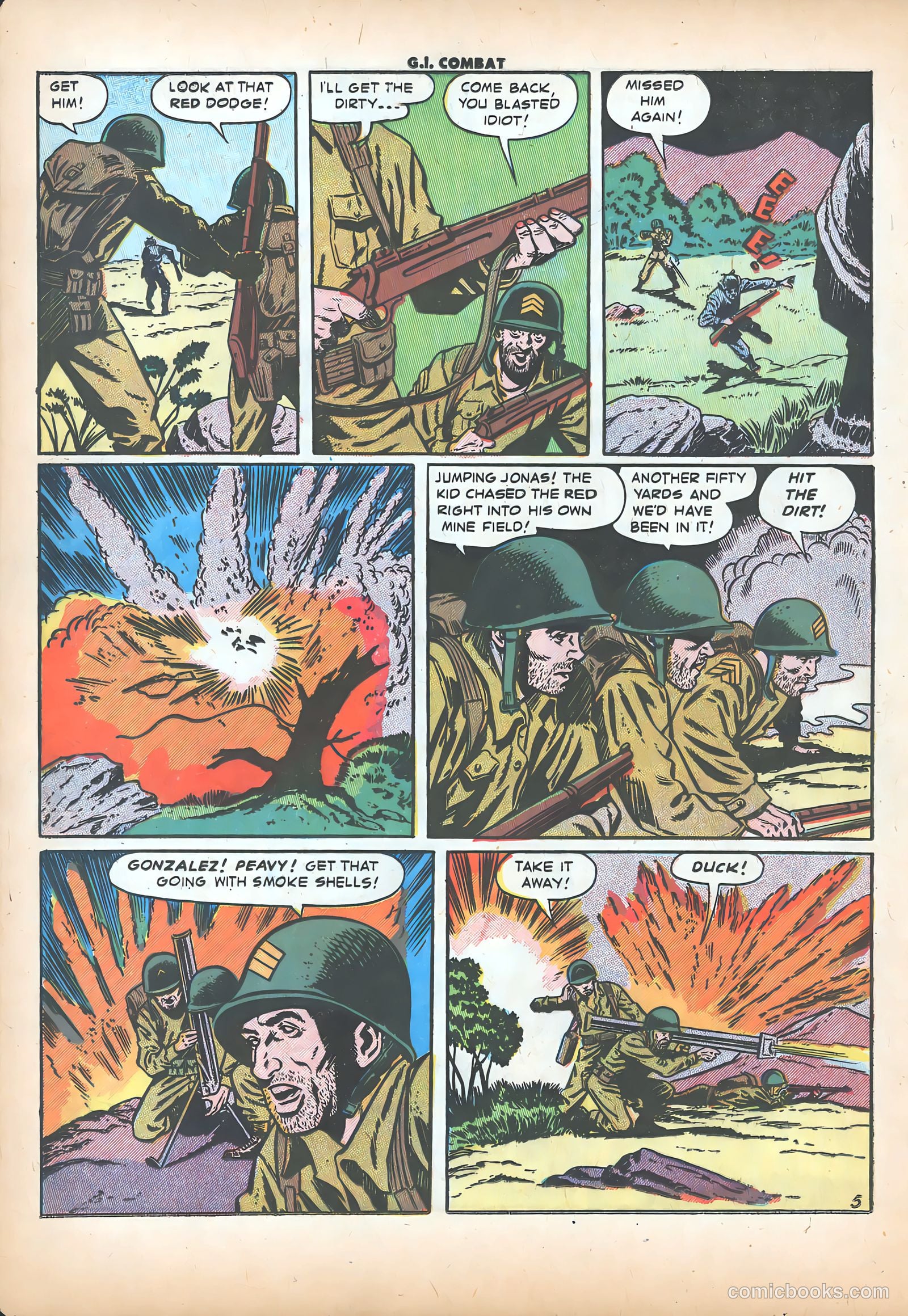 G.I. Combat #35 (1956) — page 16 of 35