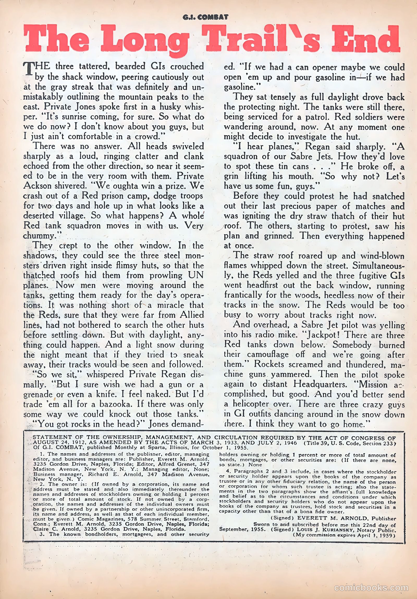 G.I. Combat #35 (1956) — page 26 of 35