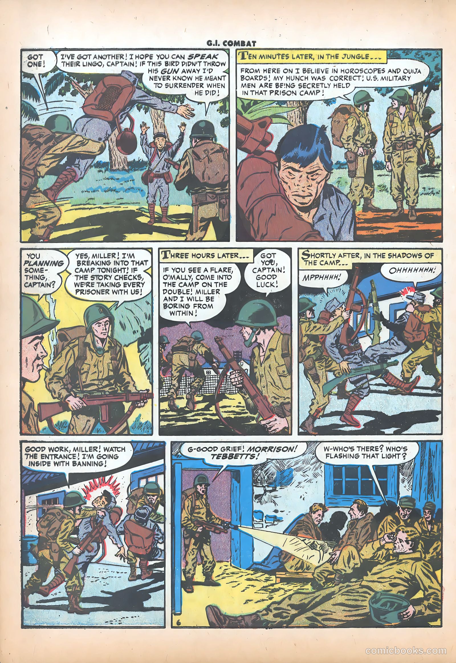 G.I. Combat #36 (1956) — page 8 of 36