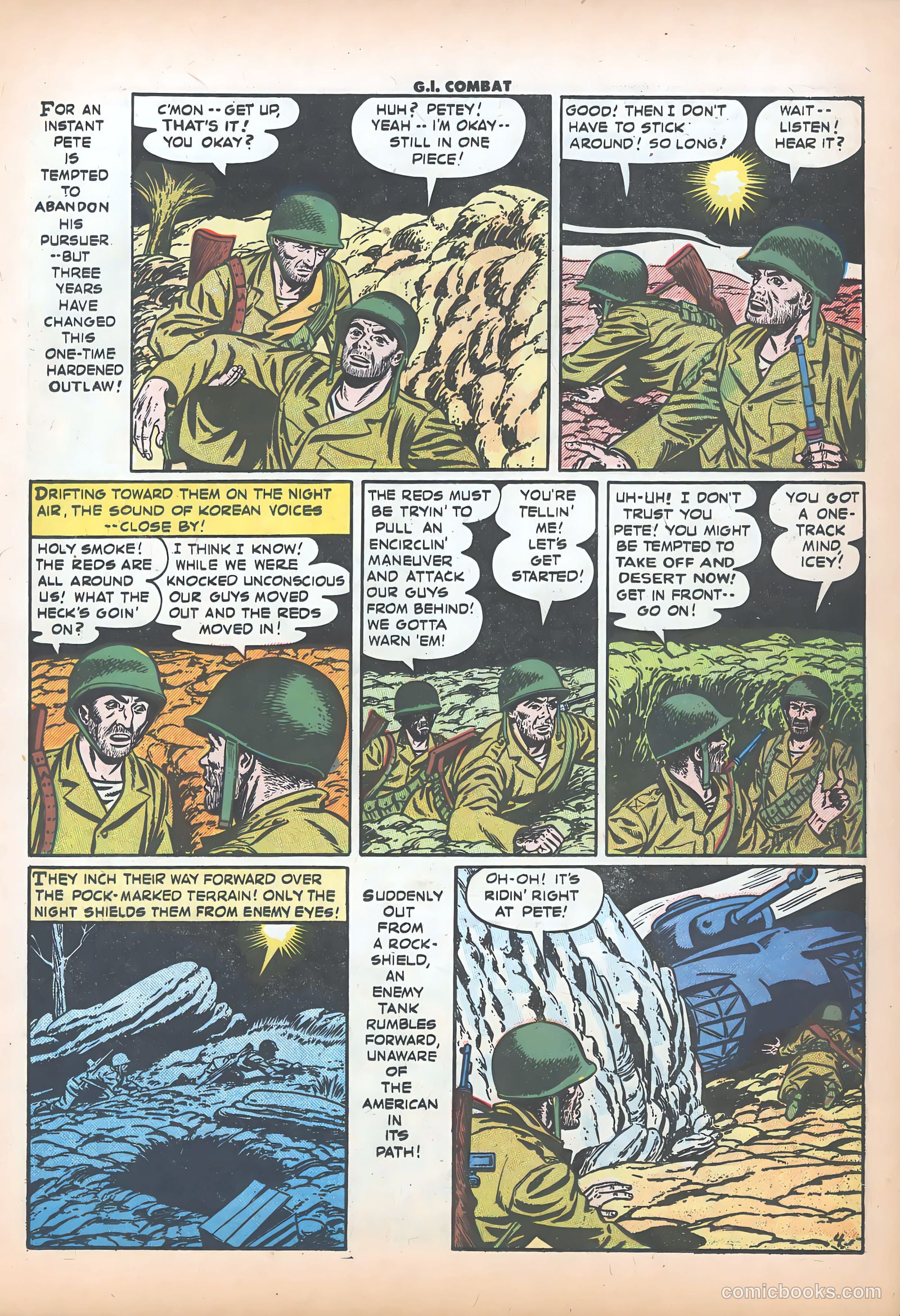 G.I. Combat #36 (1956) — page 15 of 36