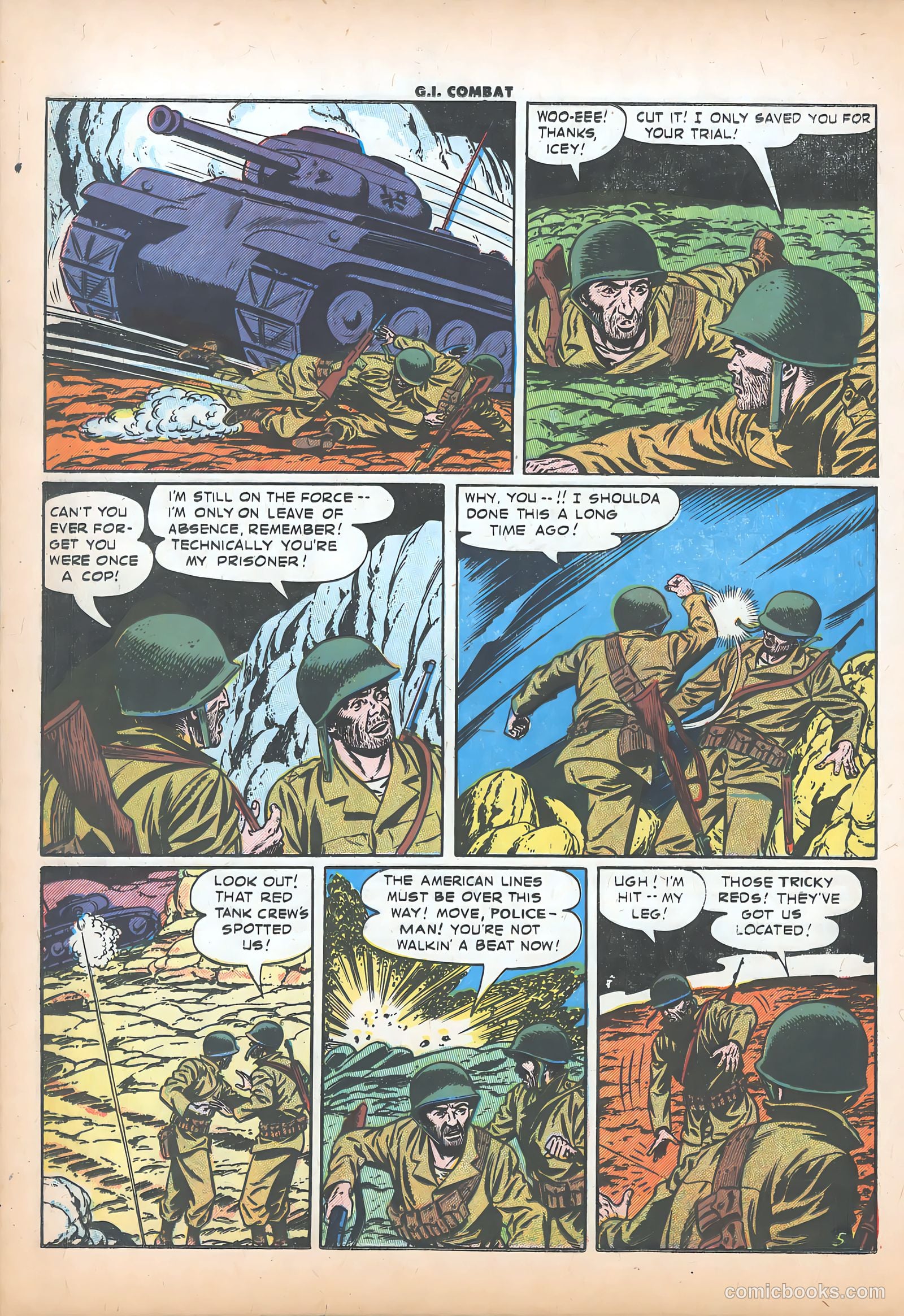 G.I. Combat #36 (1956) — page 16 of 36