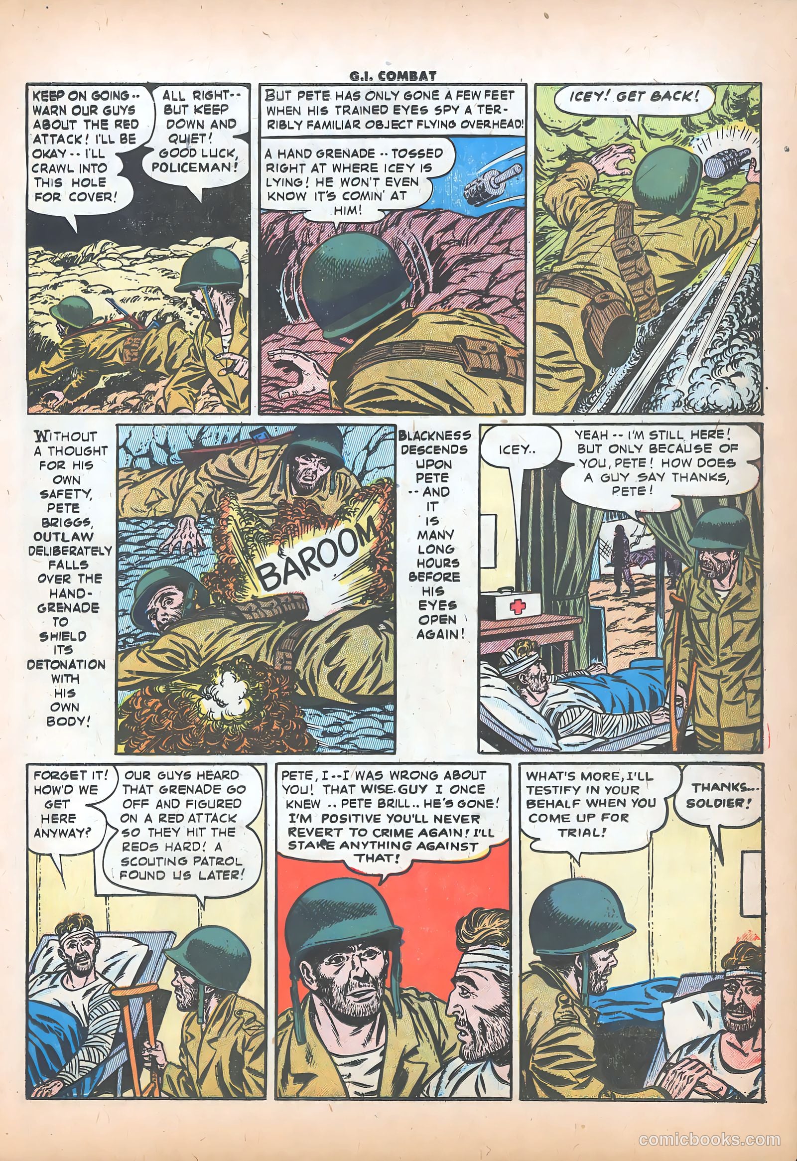 G.I. Combat #36 (1956) — page 17 of 36
