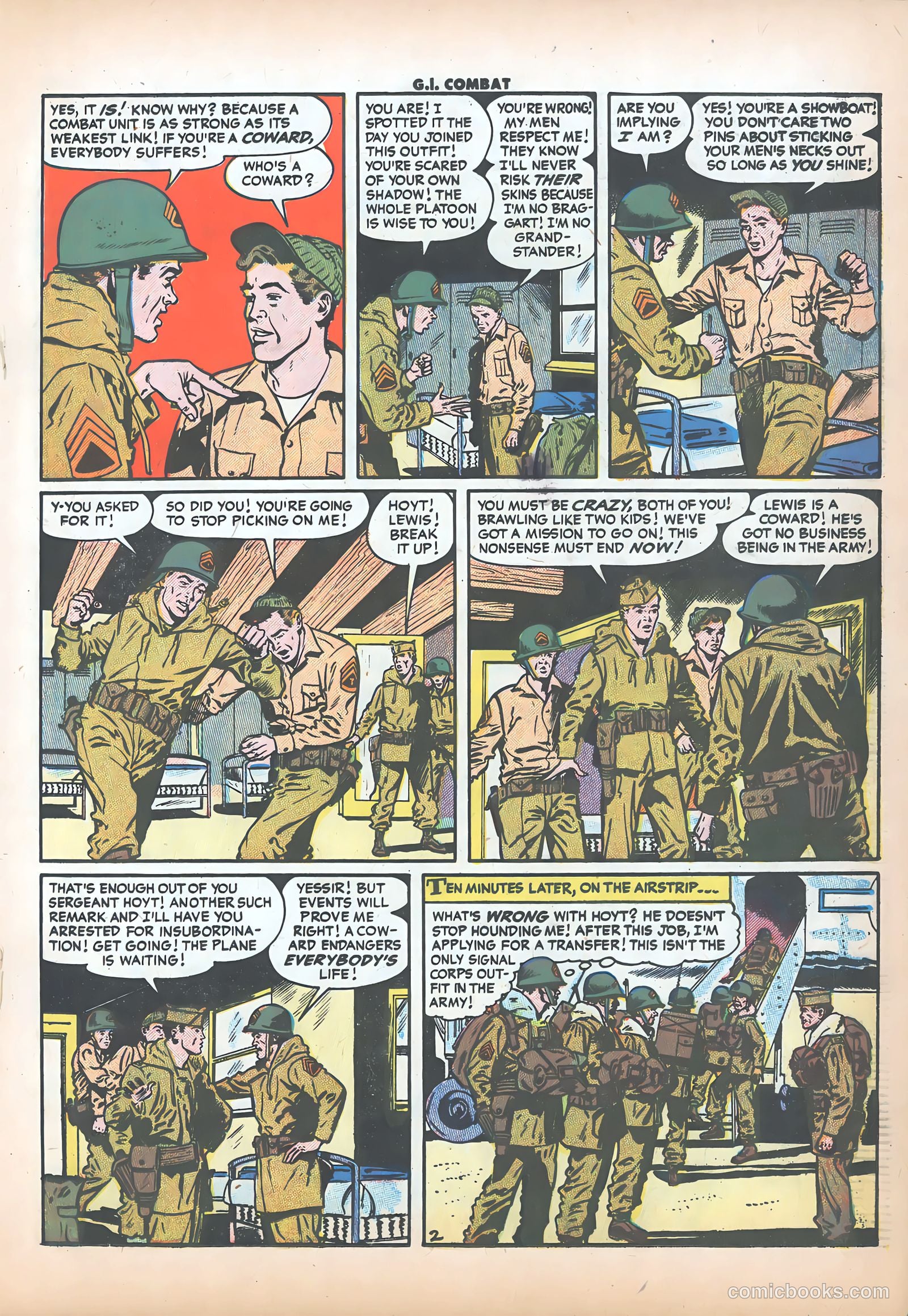 G.I. Combat #36 (1956) — page 19 of 36