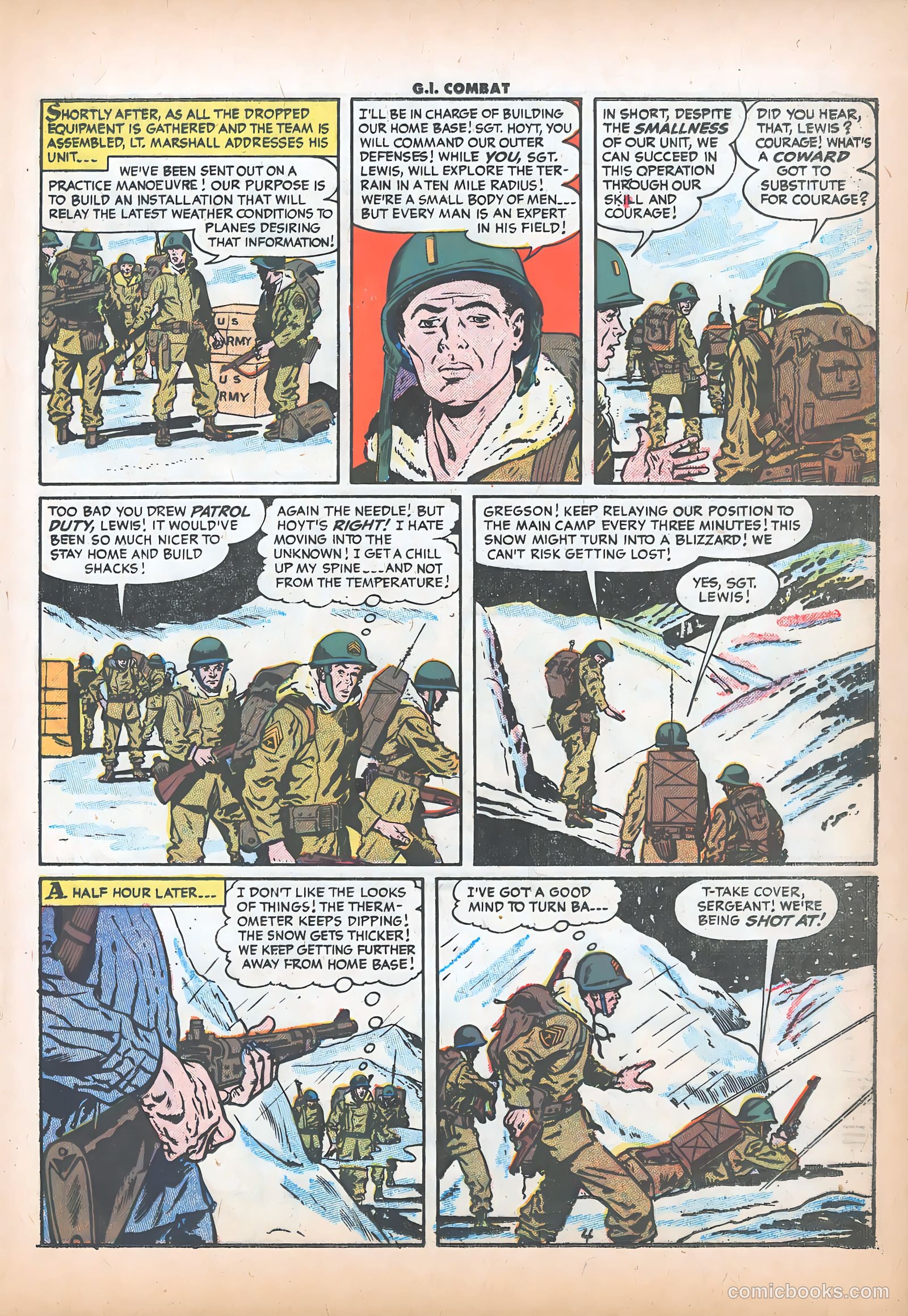 G.I. Combat #36 (1956) — page 21 of 36
