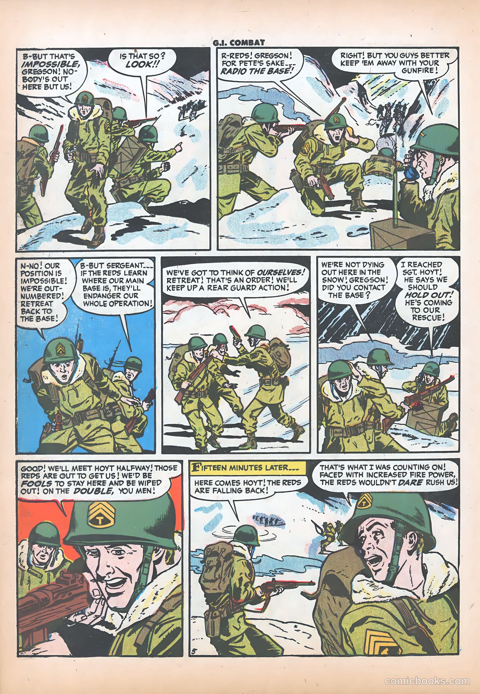 G.I. Combat #36 (1956) — page 22 of 36