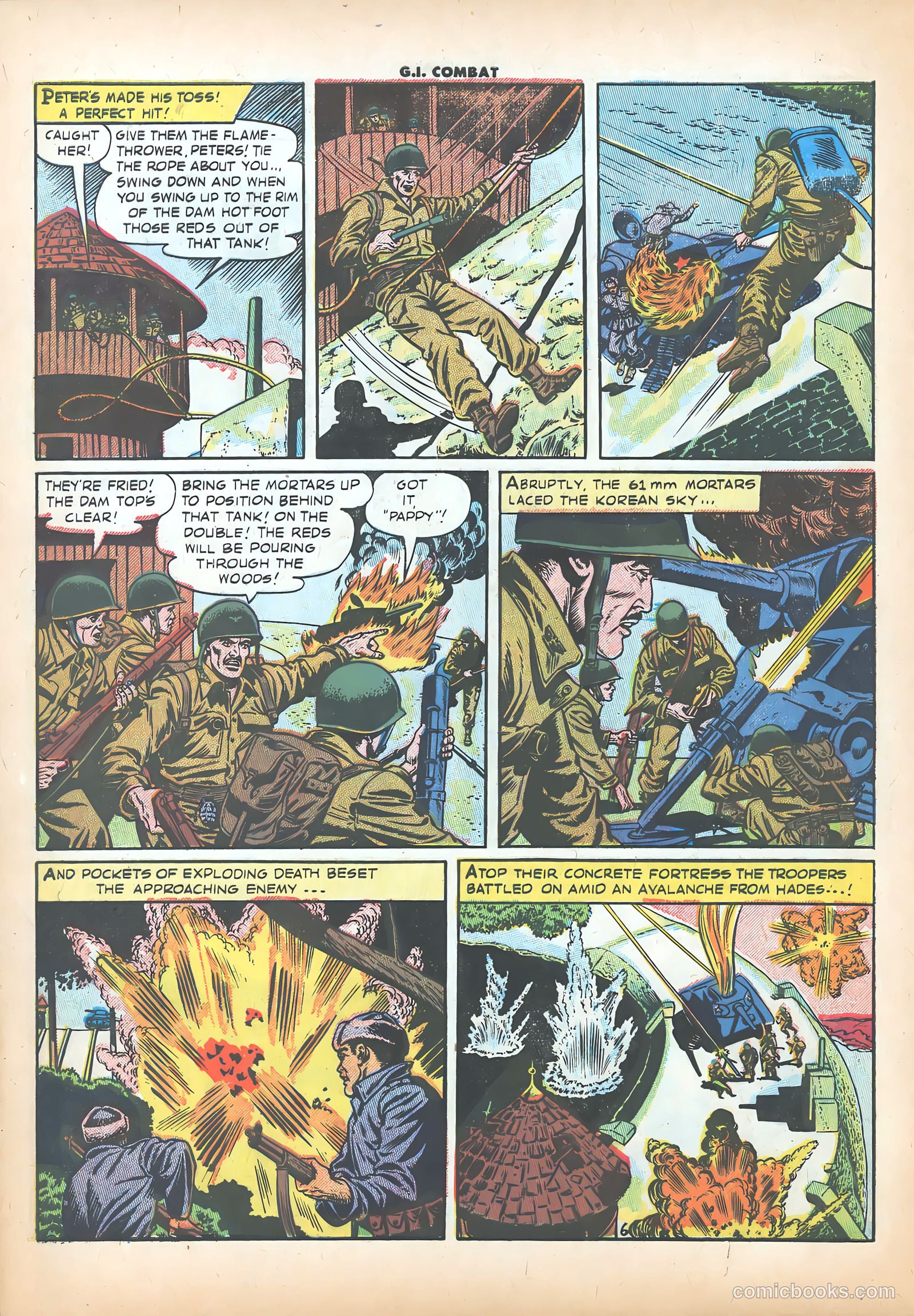 G.I. Combat #37 (1956) — page 8 of 36