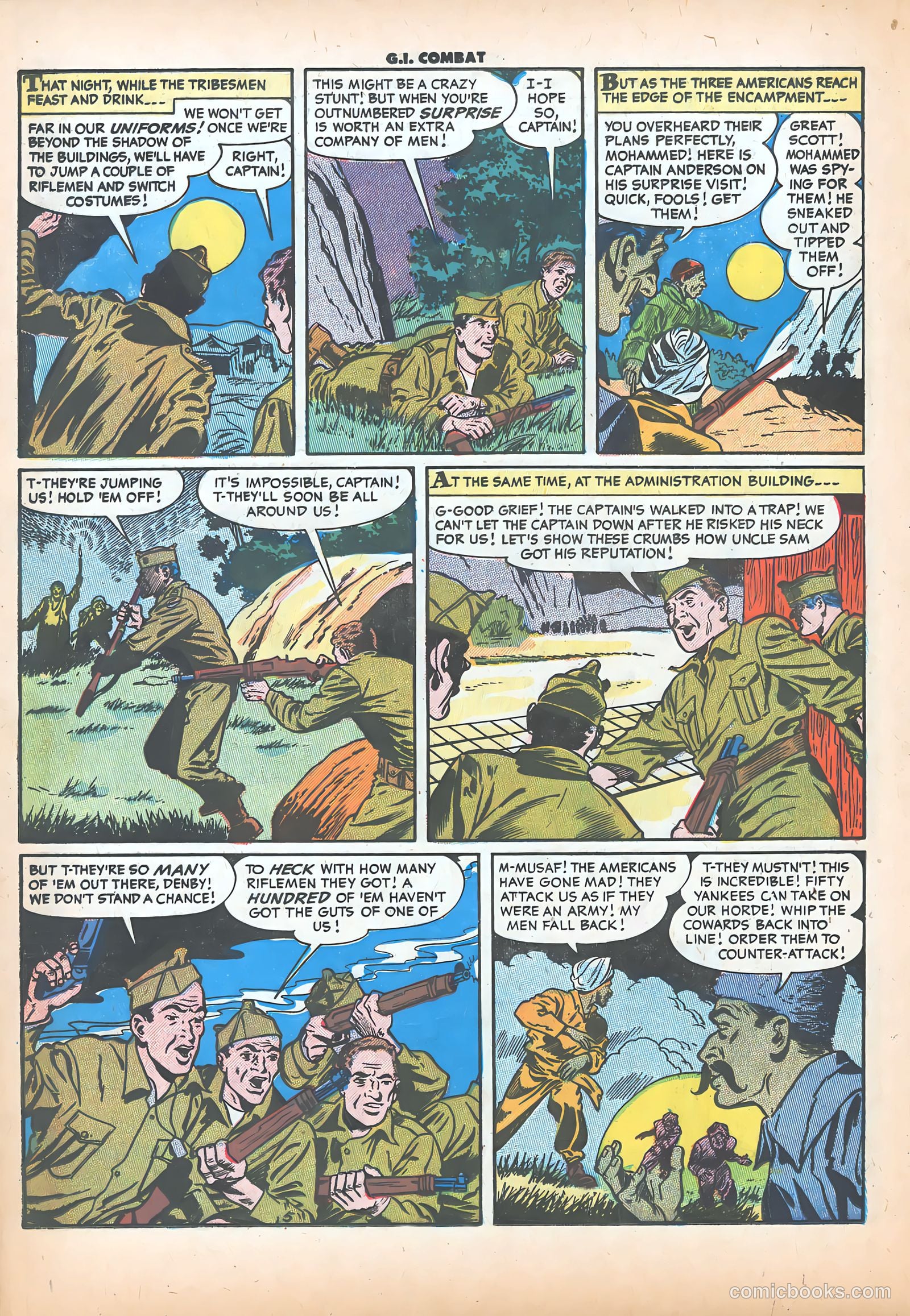 G.I. Combat #37 (1956) — page 16 of 36