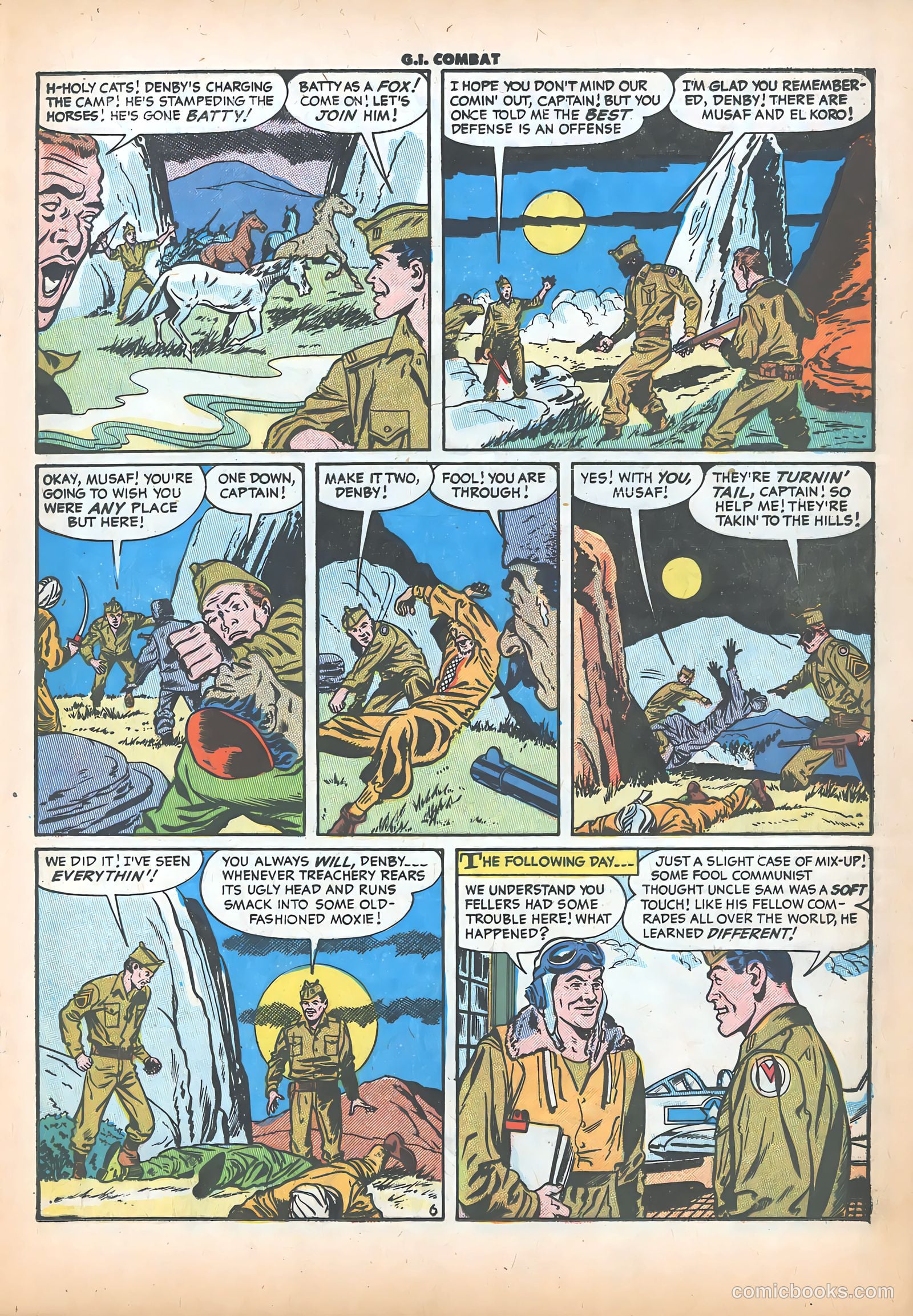 G.I. Combat #37 (1956) — page 17 of 36