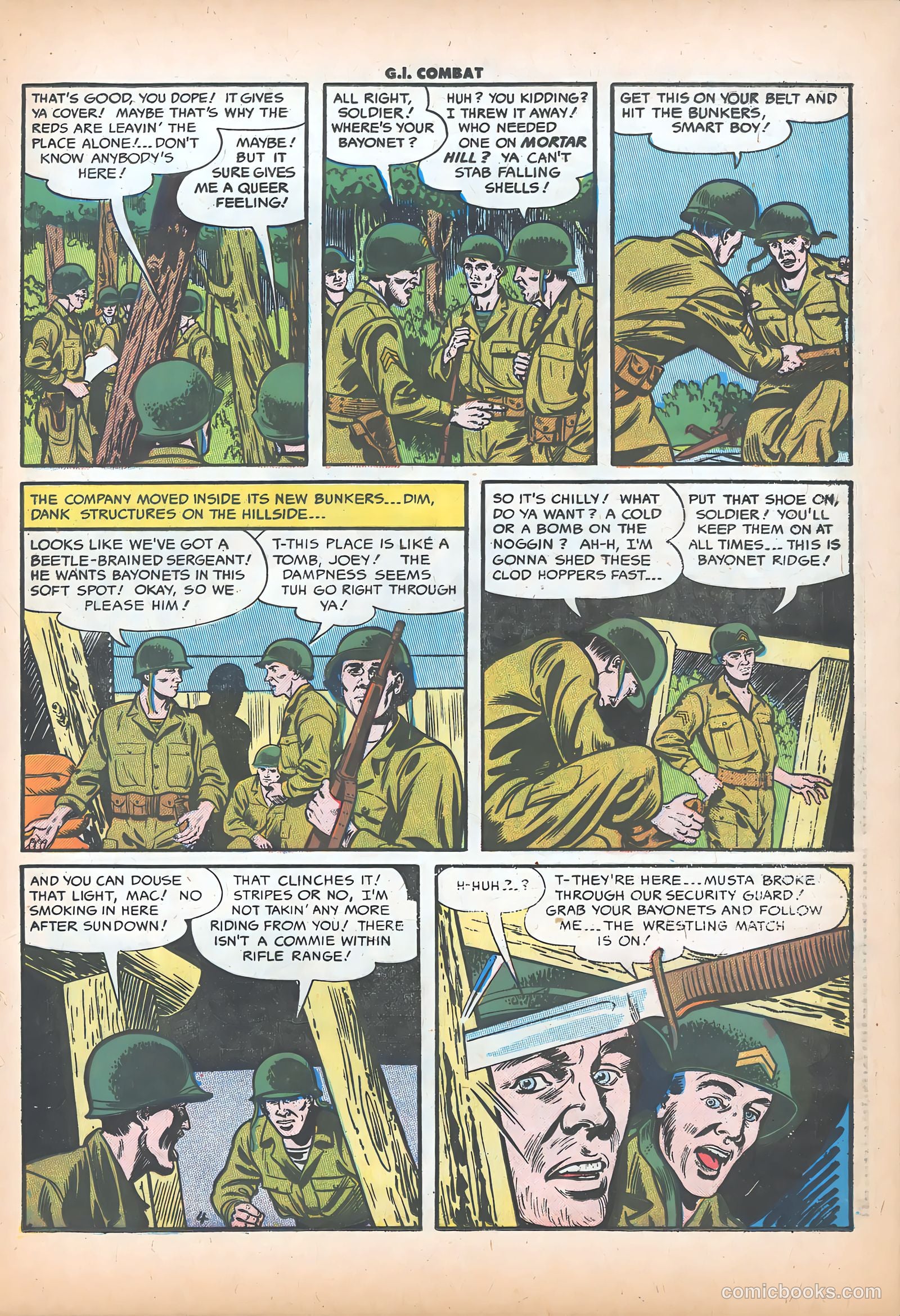 G.I. Combat #37 (1956) — page 21 of 36