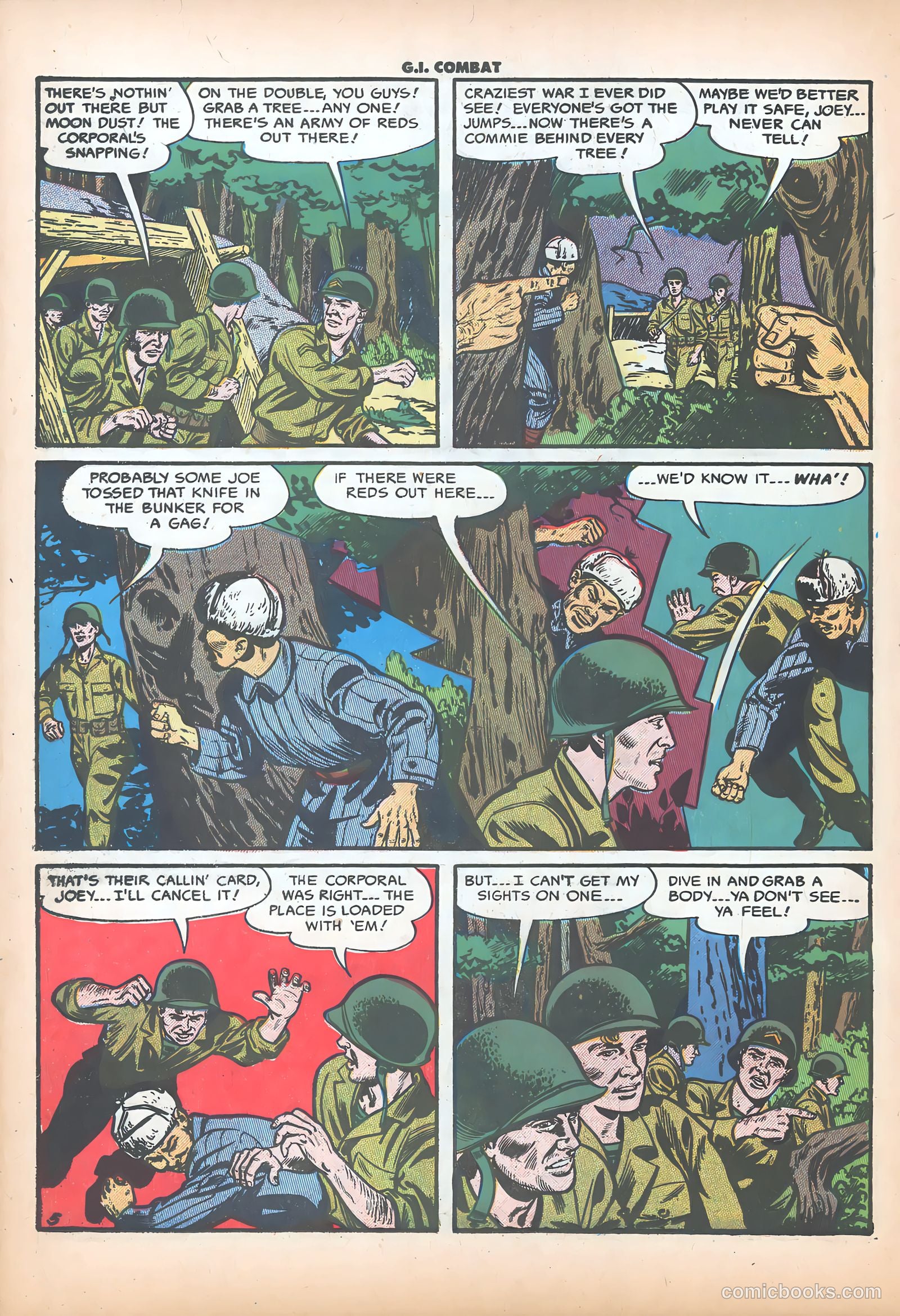 G.I. Combat #37 (1956) — page 22 of 36