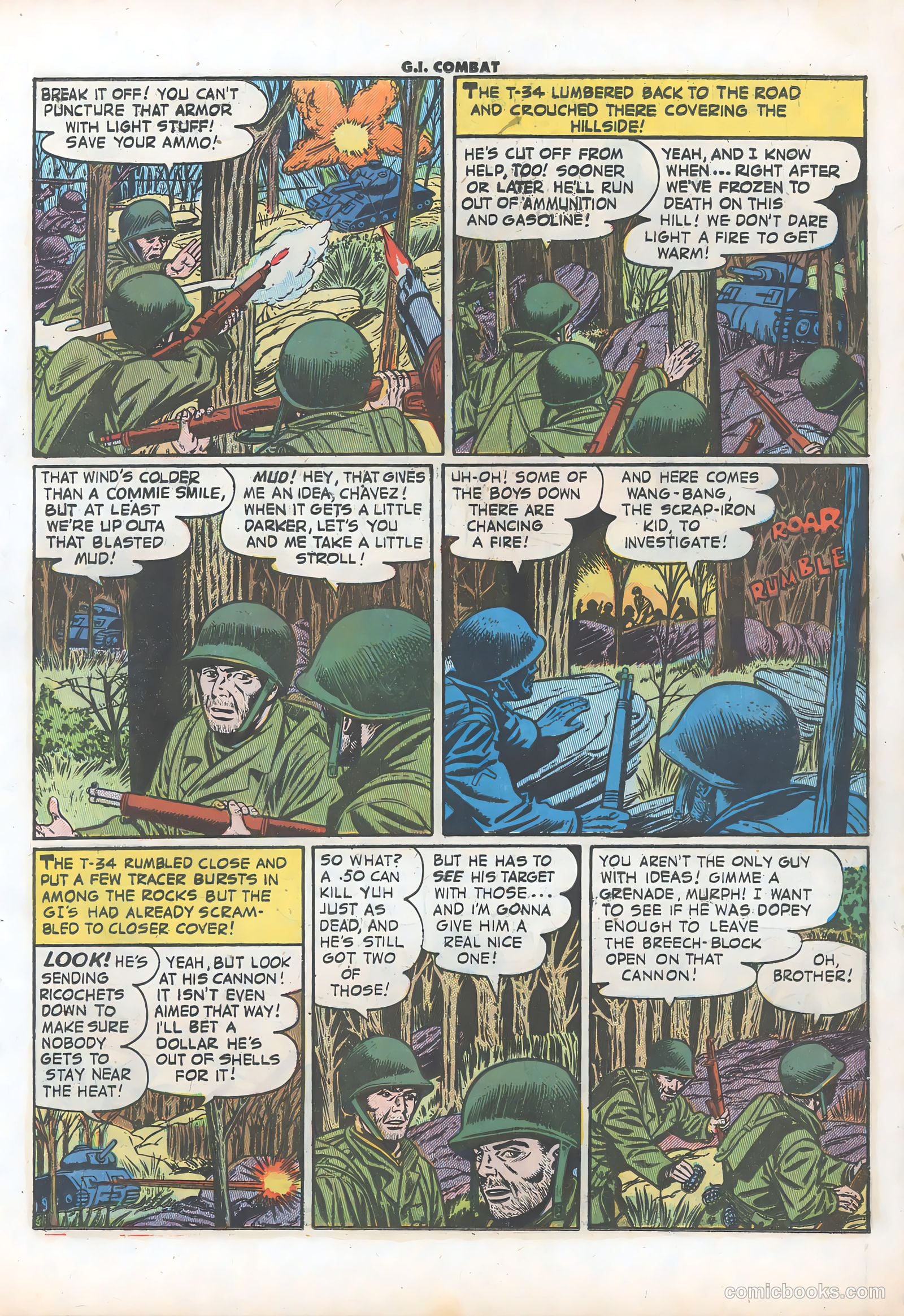 G.I. Combat #38 (1956) — page 16 of 37